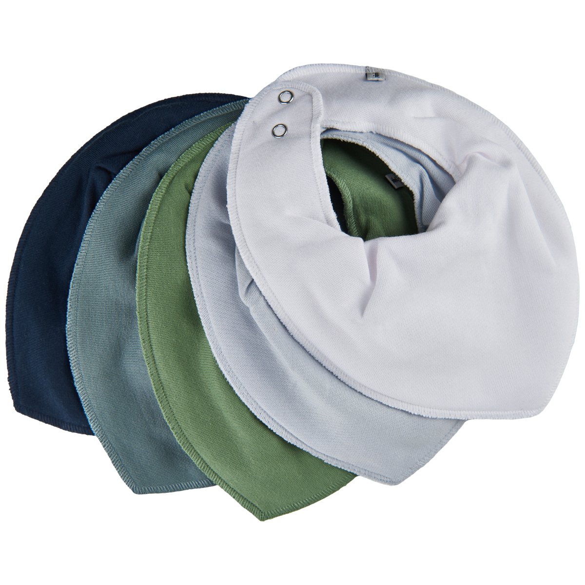 Pippi Bandana Bib Lead Mix 5 st