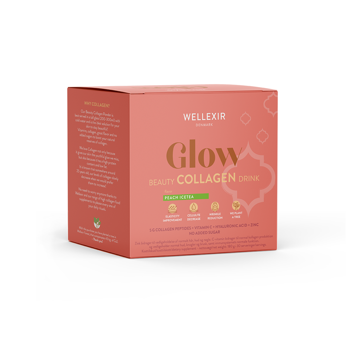 Wellexir Glow Beauty Drink Peach Ice Tea 30 st
