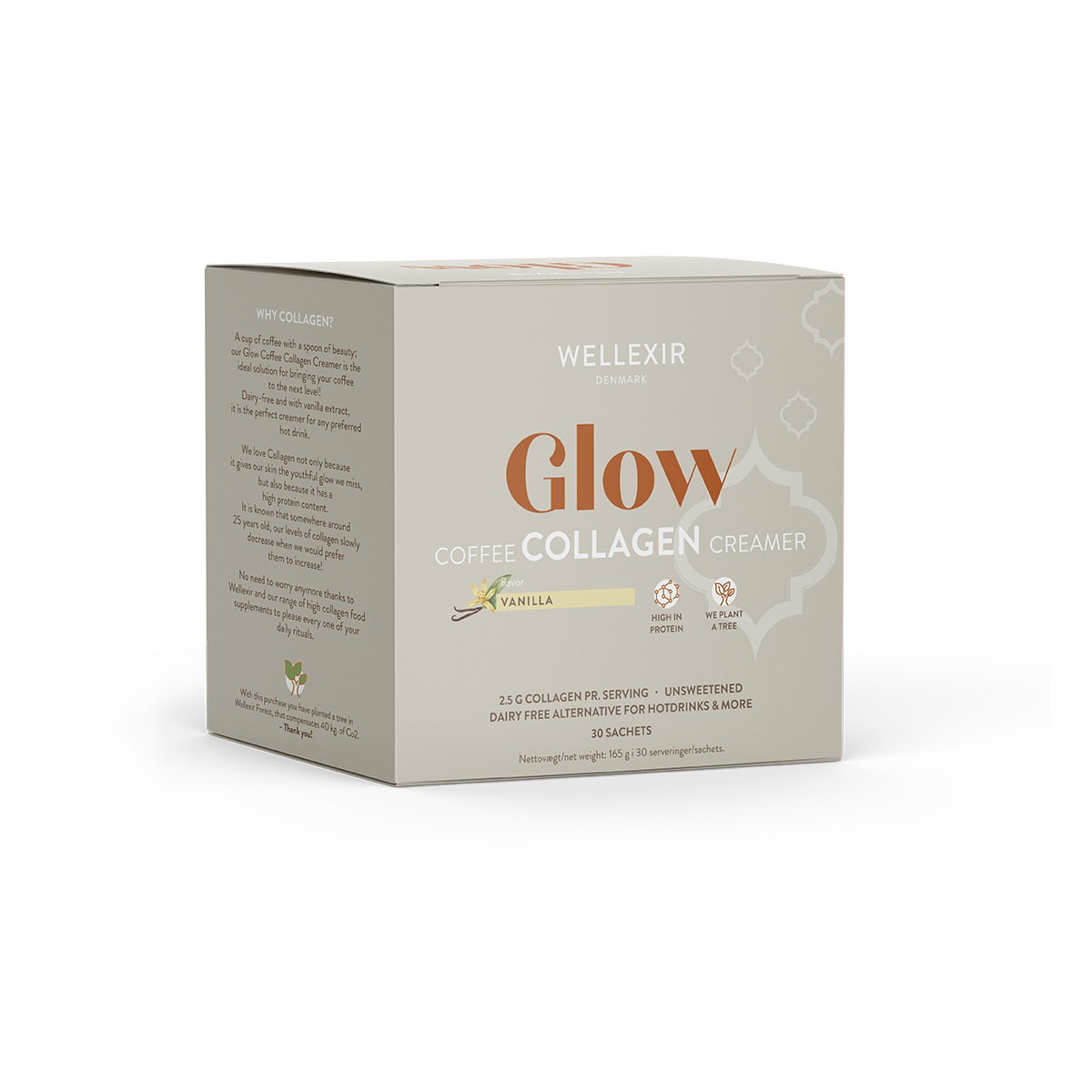 Wellexir Glow Coffee Creamer Vanilla 30x6 g