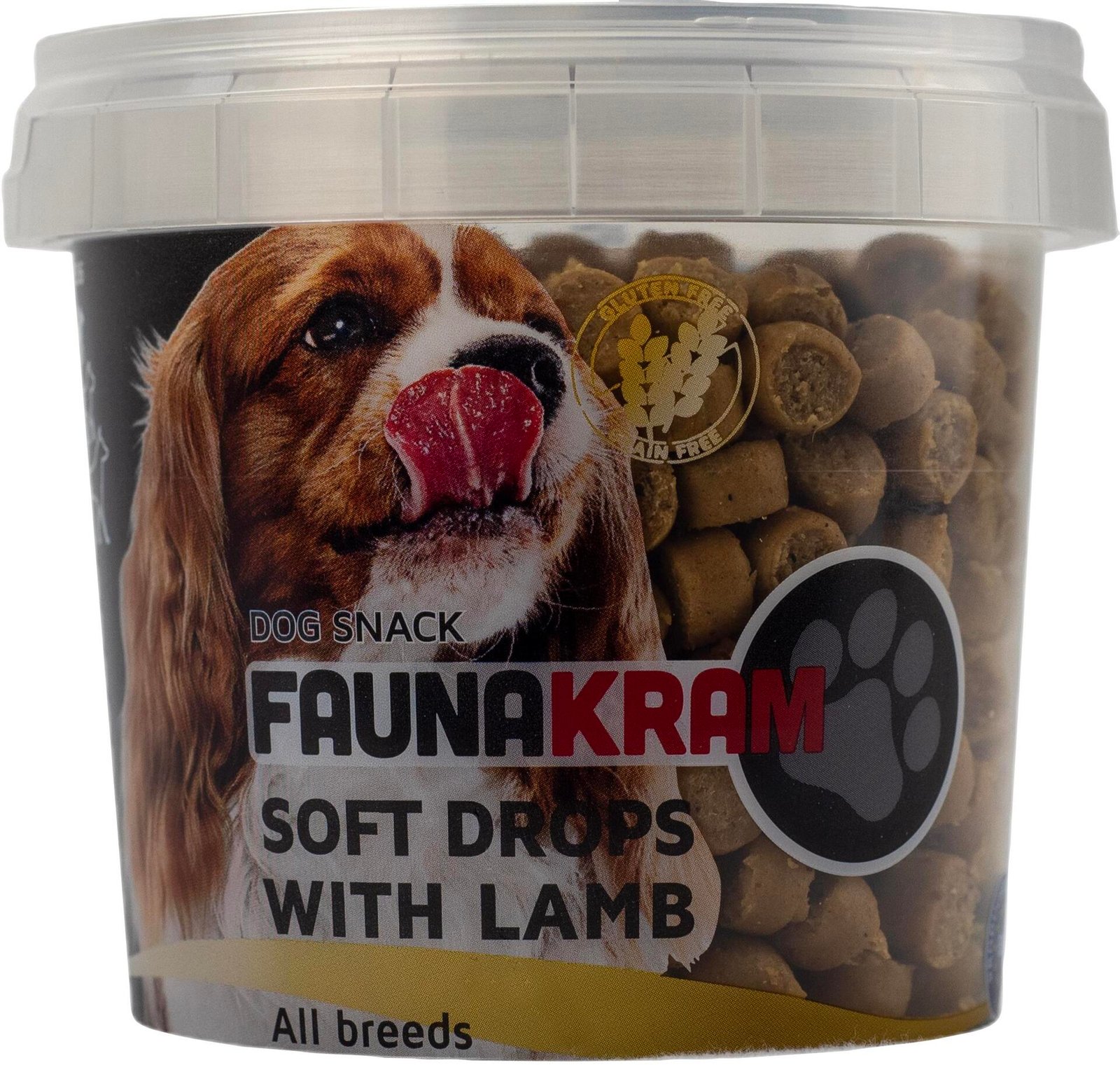 Faunakram Soft Drops Hundgodis Med Lamm 200 g