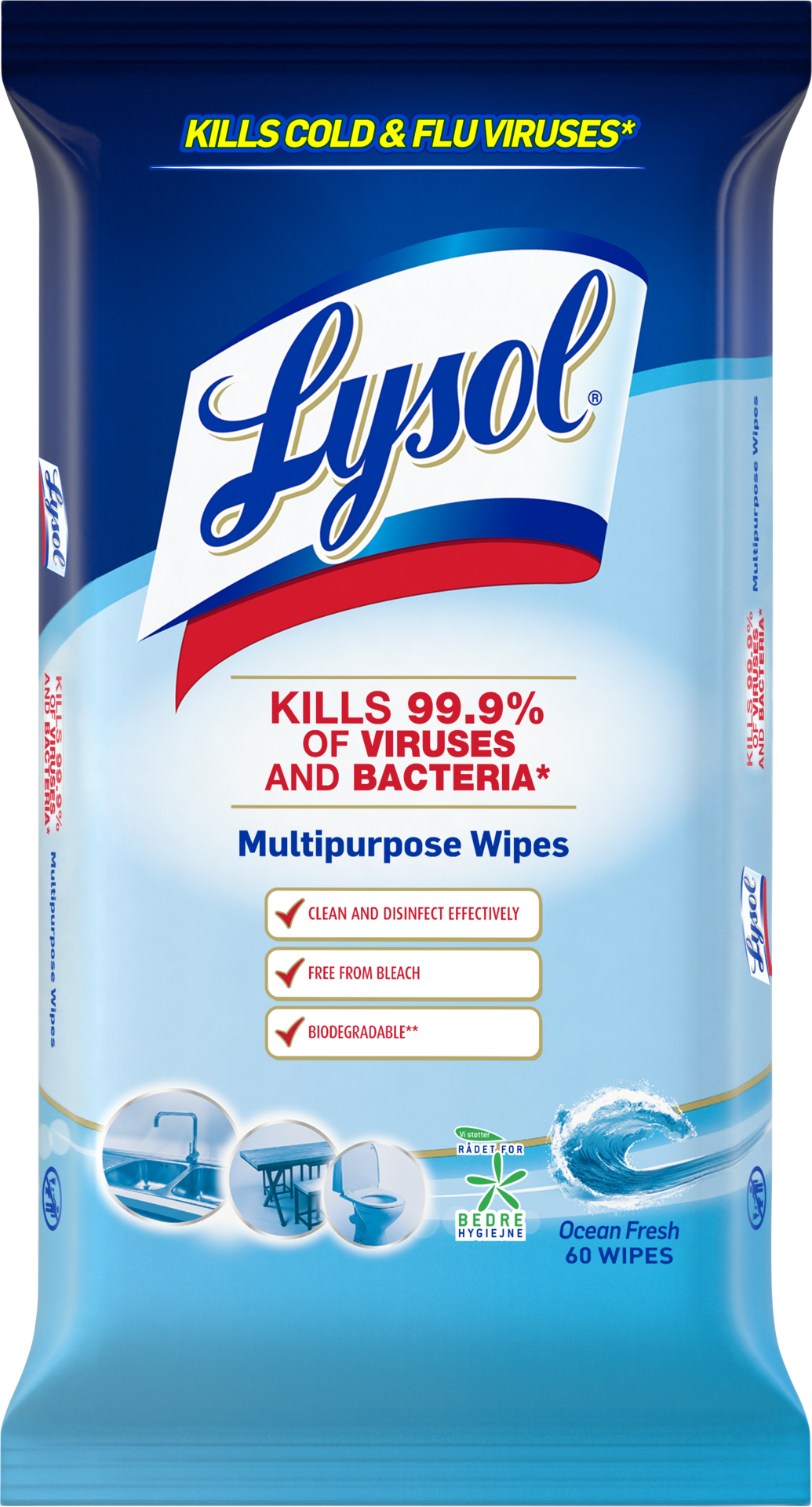 Lysol Wipes Universal 60 st