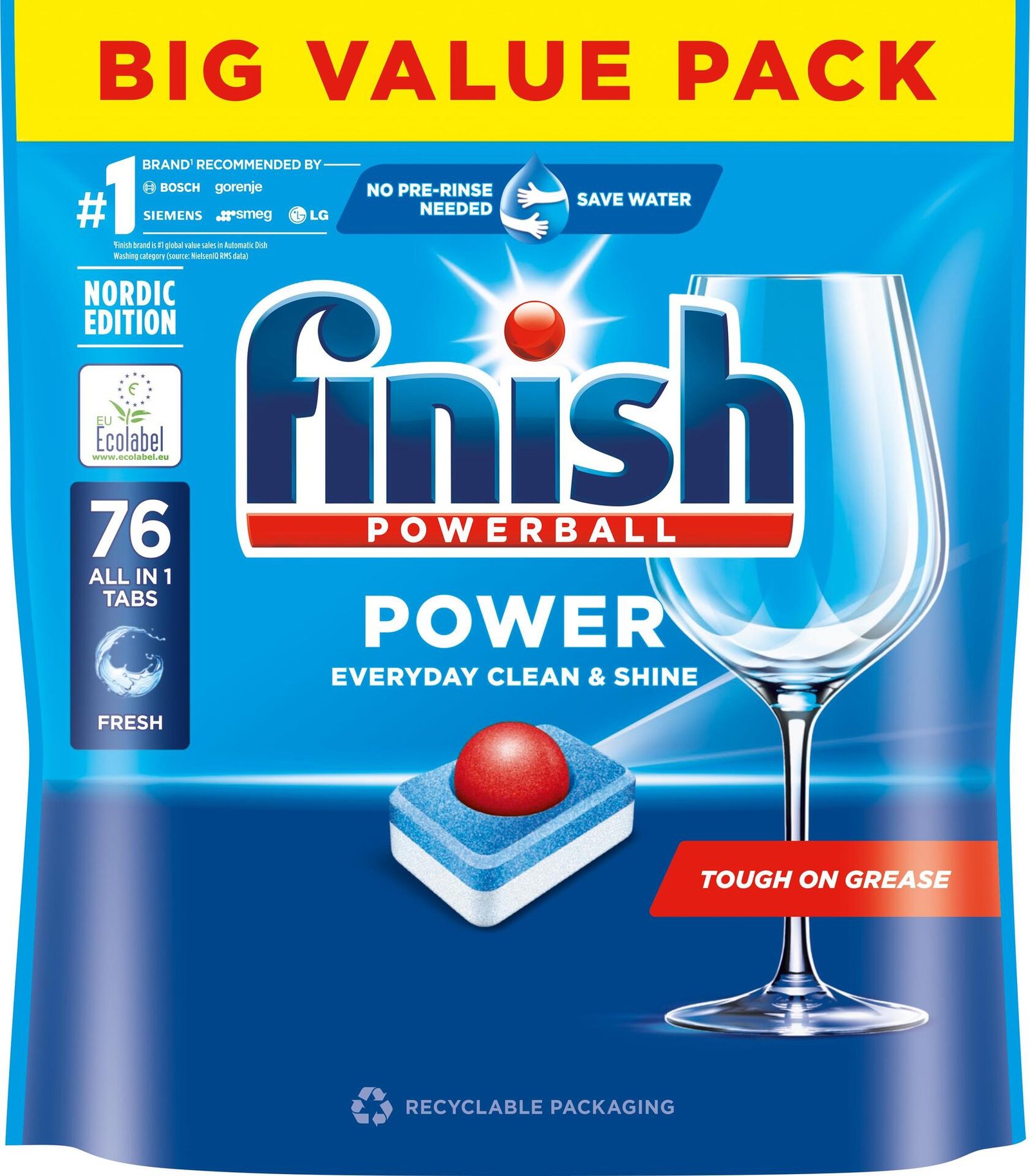 Finish Power All in 1 76 st