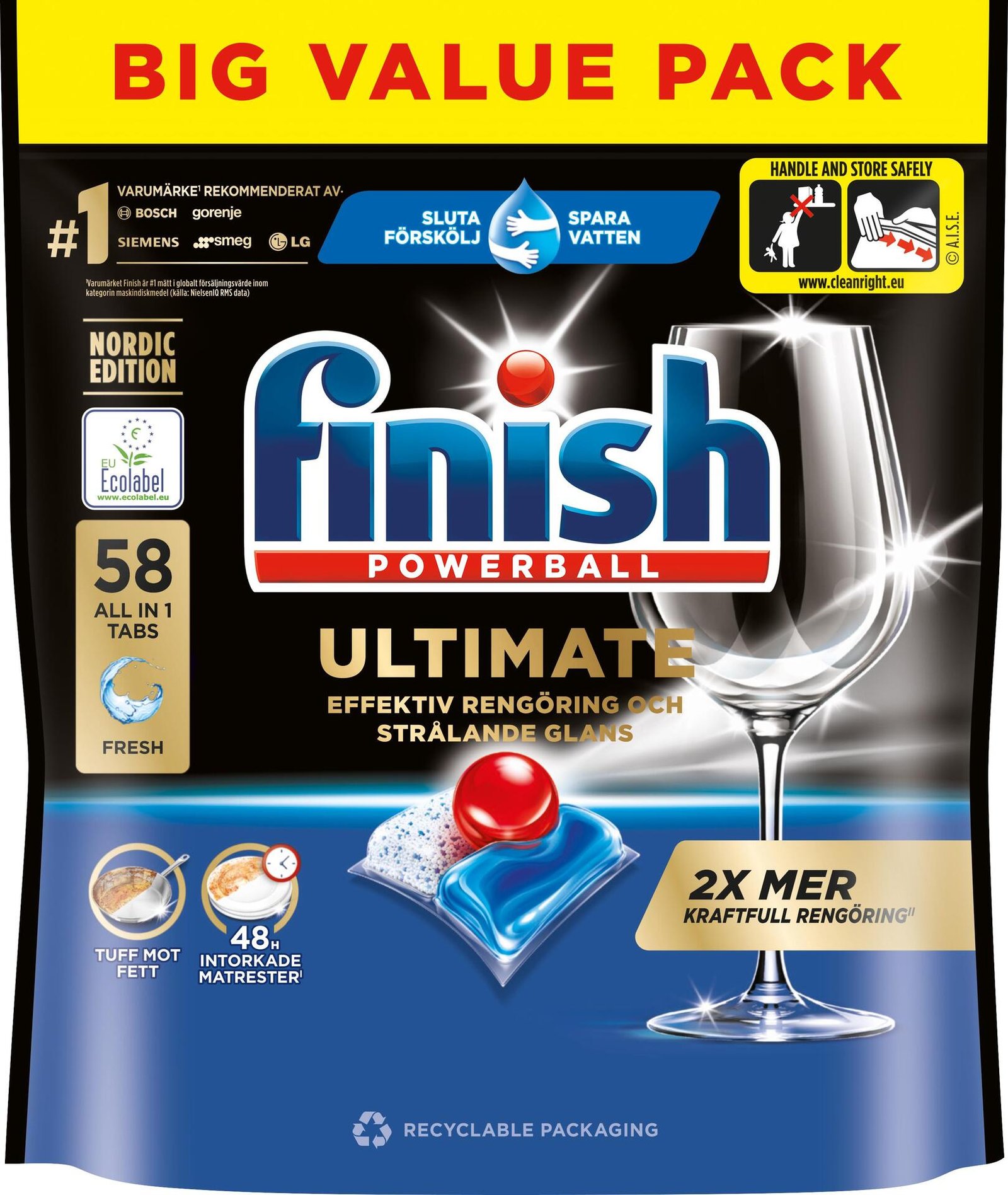 Finish Ultimate All in 1 58 st