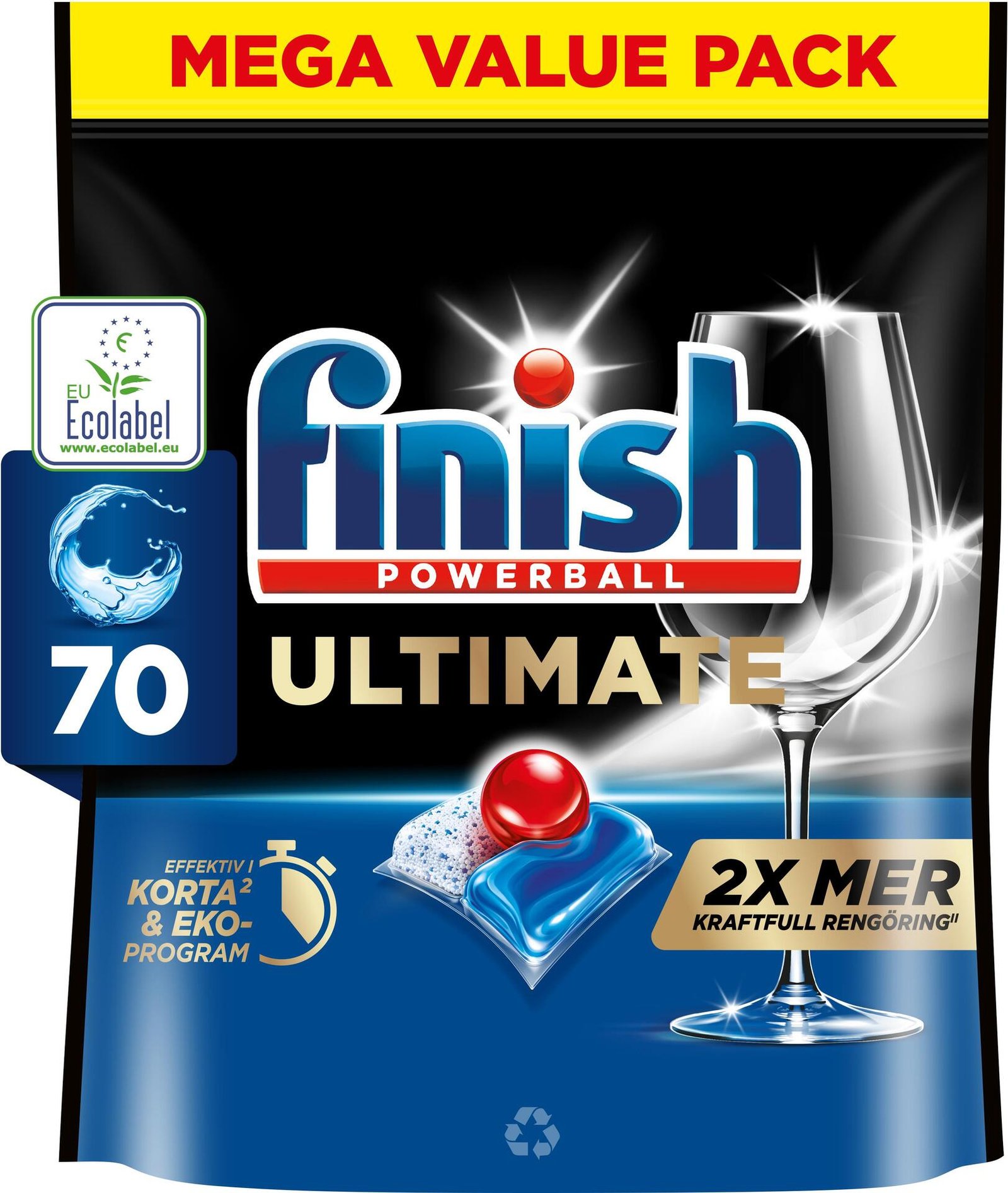 Finish Ultimate All in One Maskindisktabletter 70 st