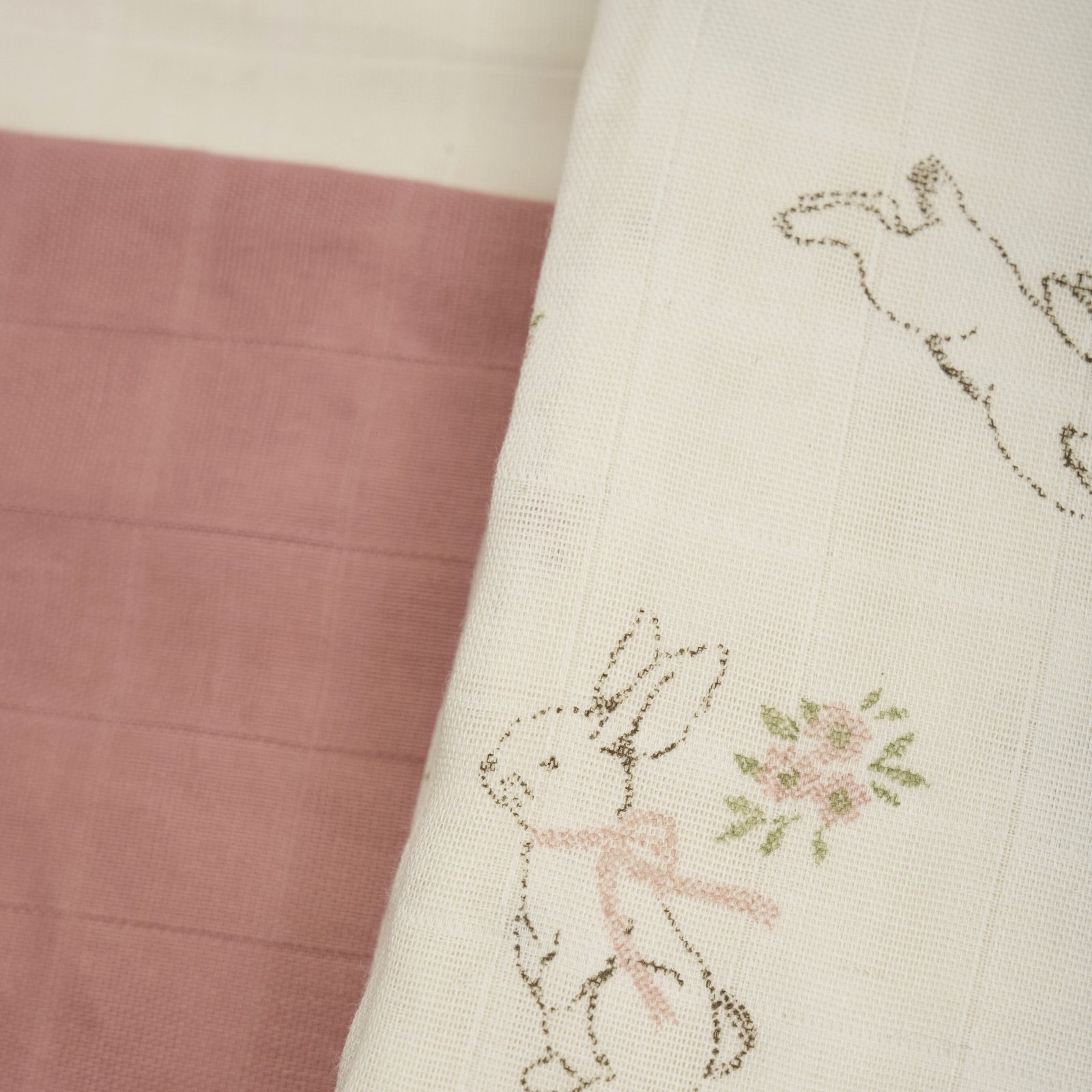 Pippi Muslinfilt Rose Tan Mix 3 st