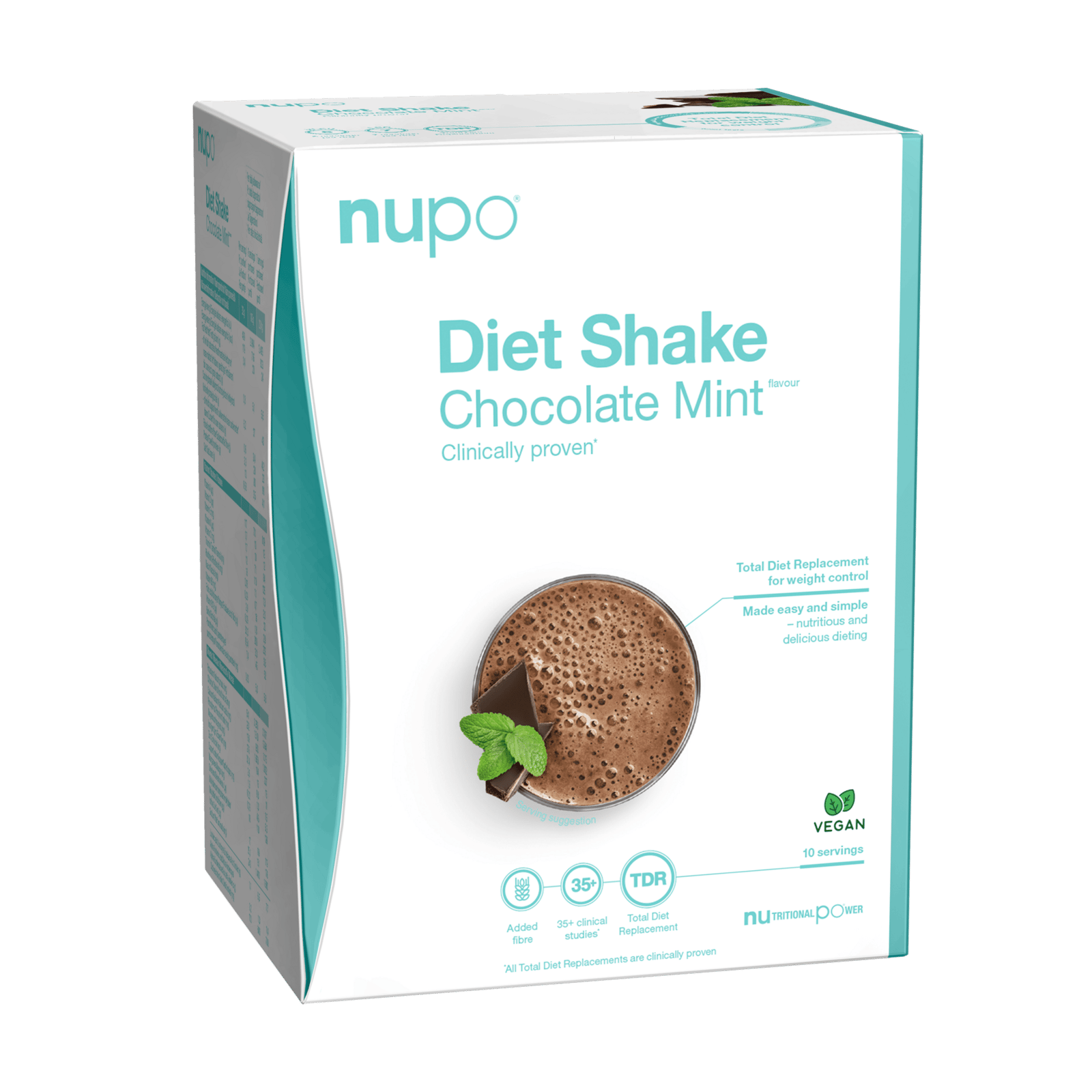 Nupo Diet Shake Choklad Mint 10 portioner
