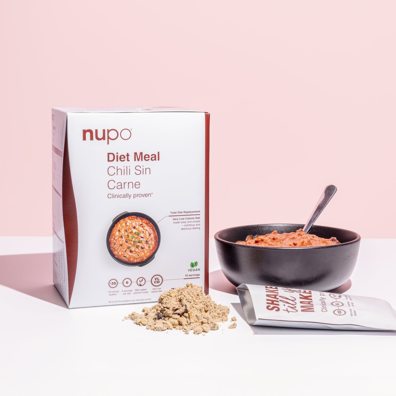 Nupo Diet Meal Chili sin carne 10 portioner