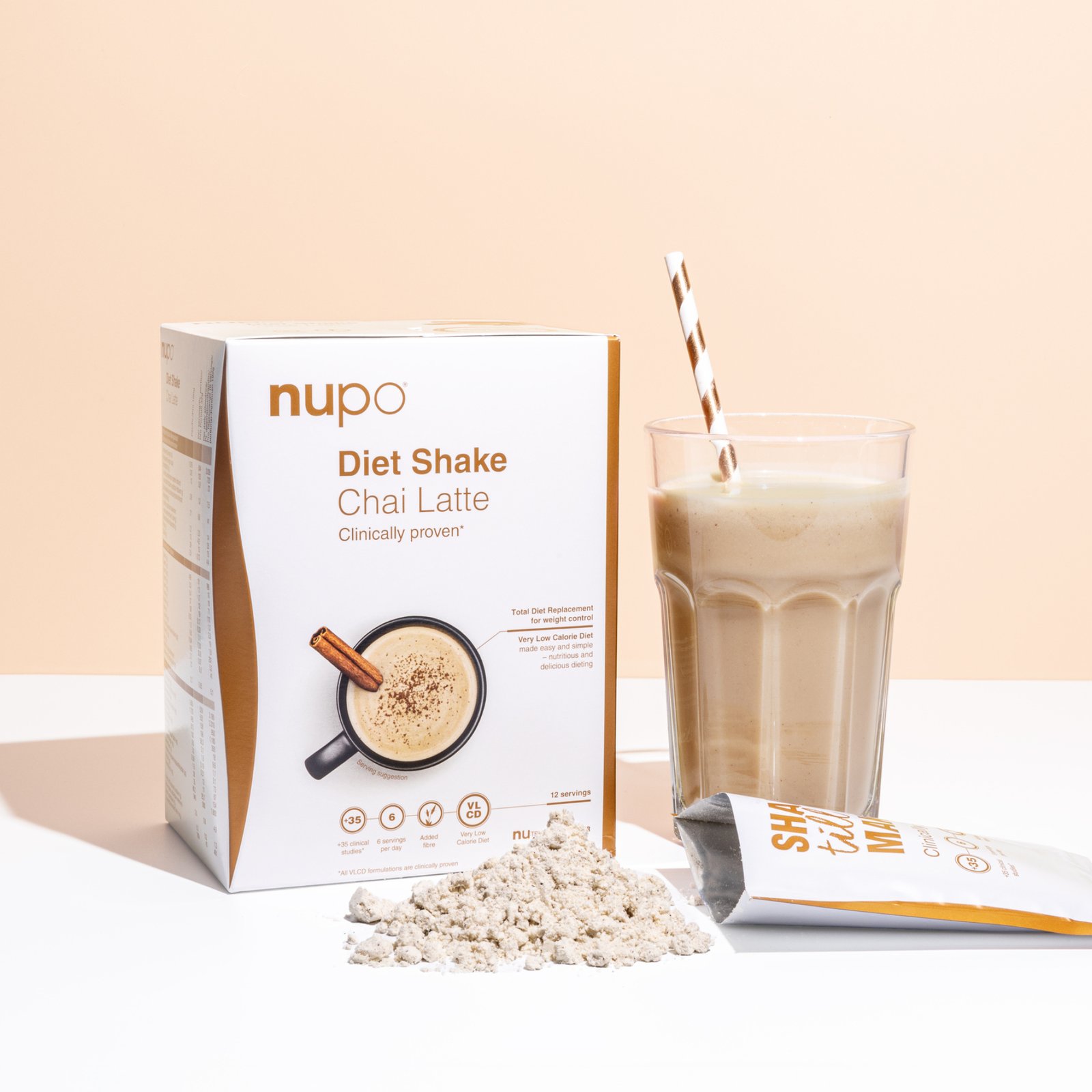 Nupo Diet Shake Chai latte 12 portioner