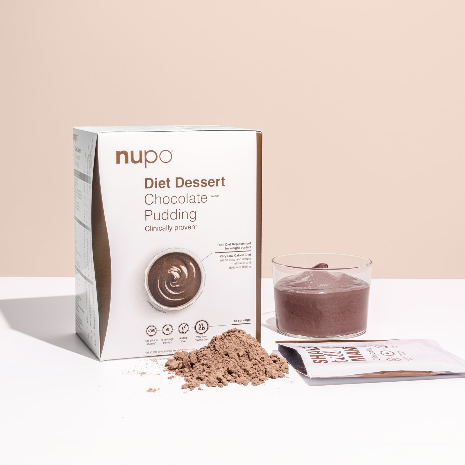 Nupo Diet Dessert Chokladpudding 12 portioner