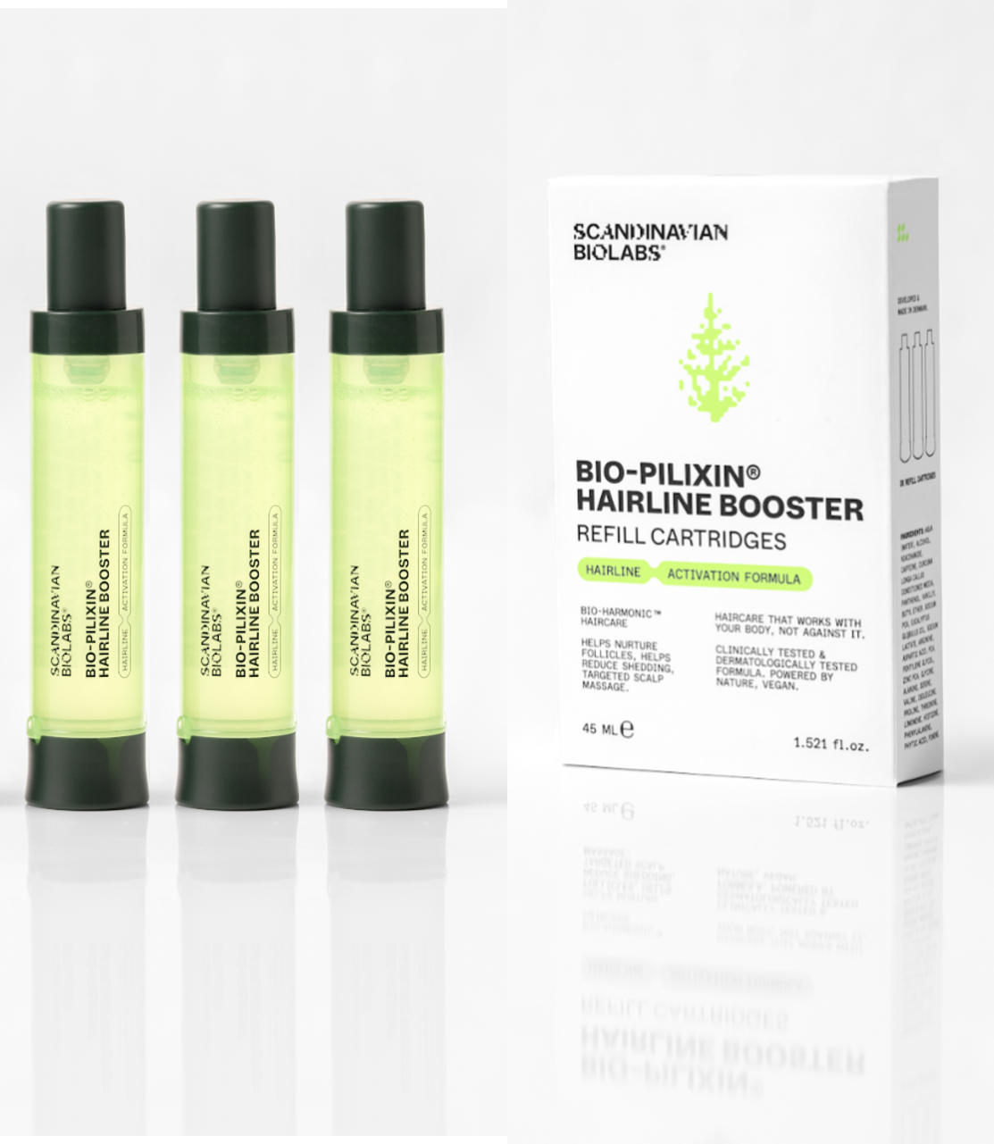 Scandinavian Biolabs Bio-Pilixin Refill Cartridges 3X 45 ml