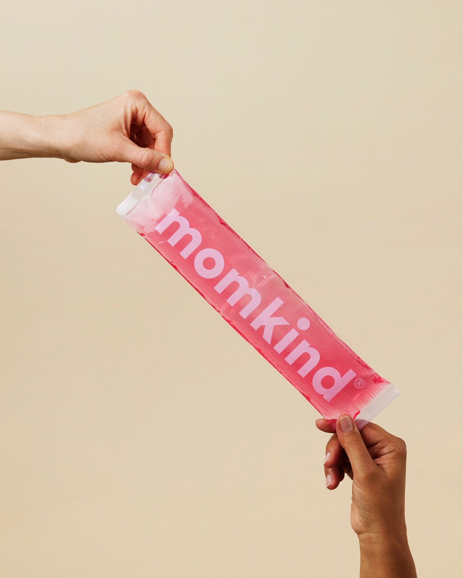 momkind Isbinda och Värmekudde 2 Förpackningar och 2 Bomullshylsor