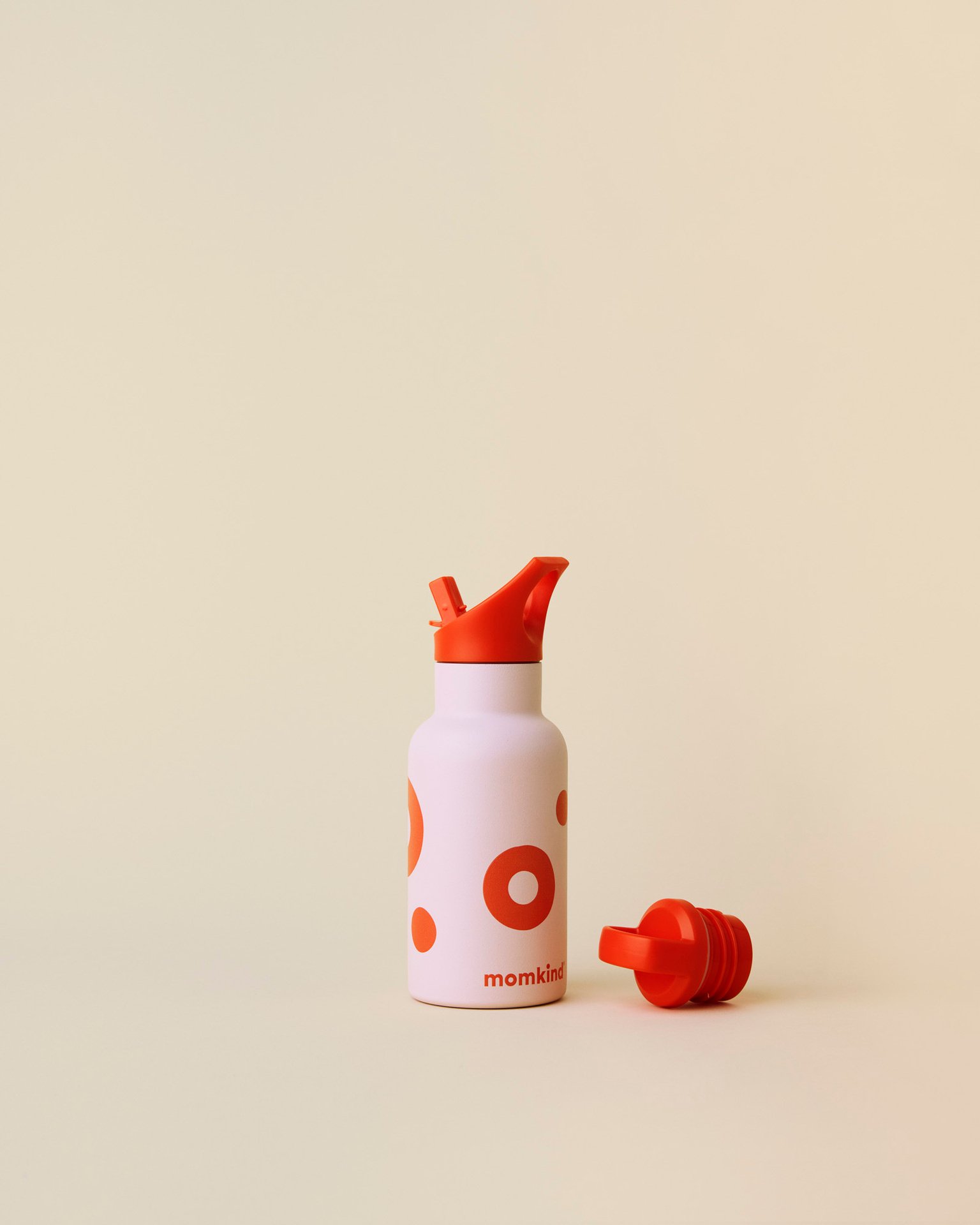 momkind Liten Termosflaska Med Sugrör 350 ml