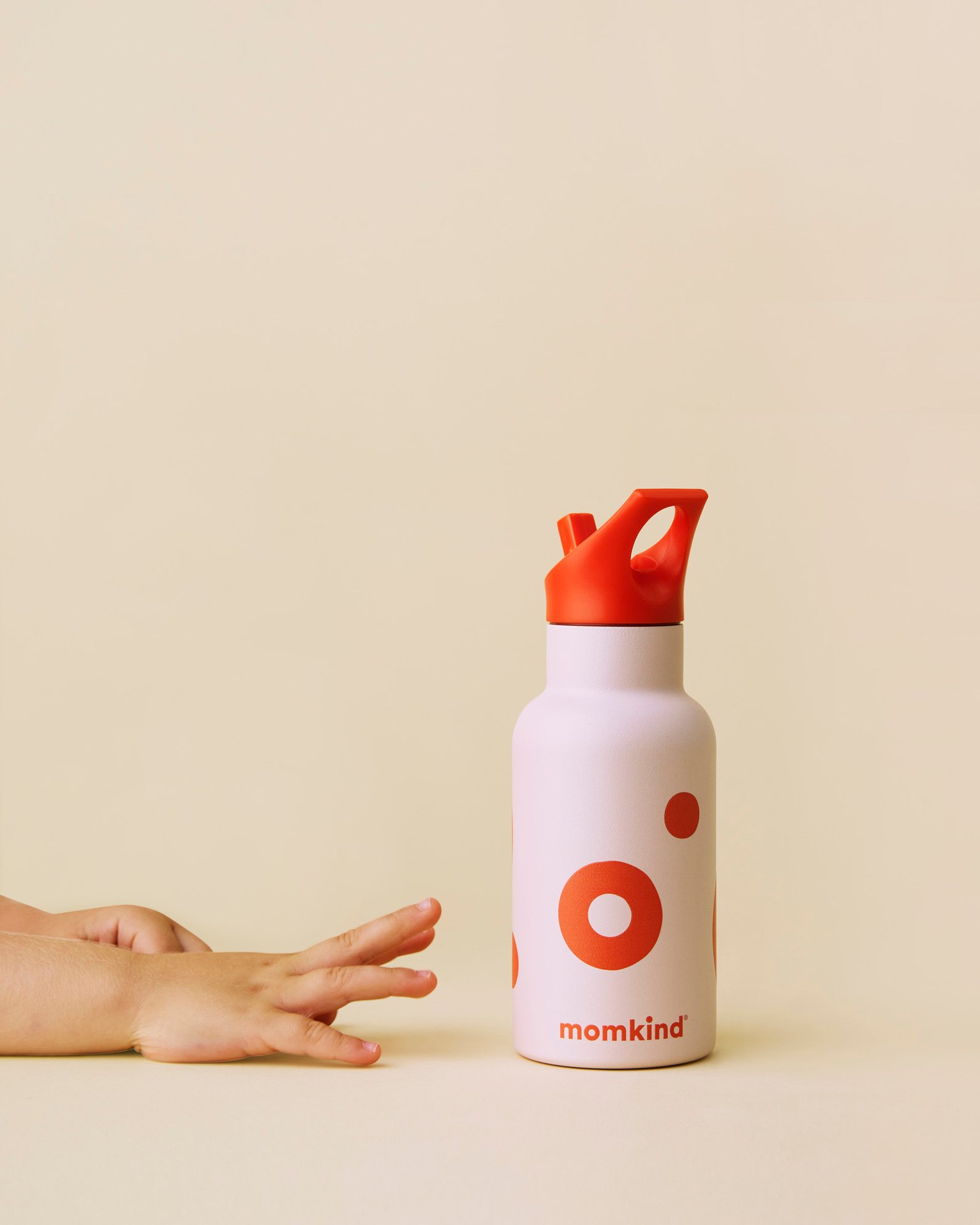 momkind Liten Termosflaska Med Sugrör 350 ml