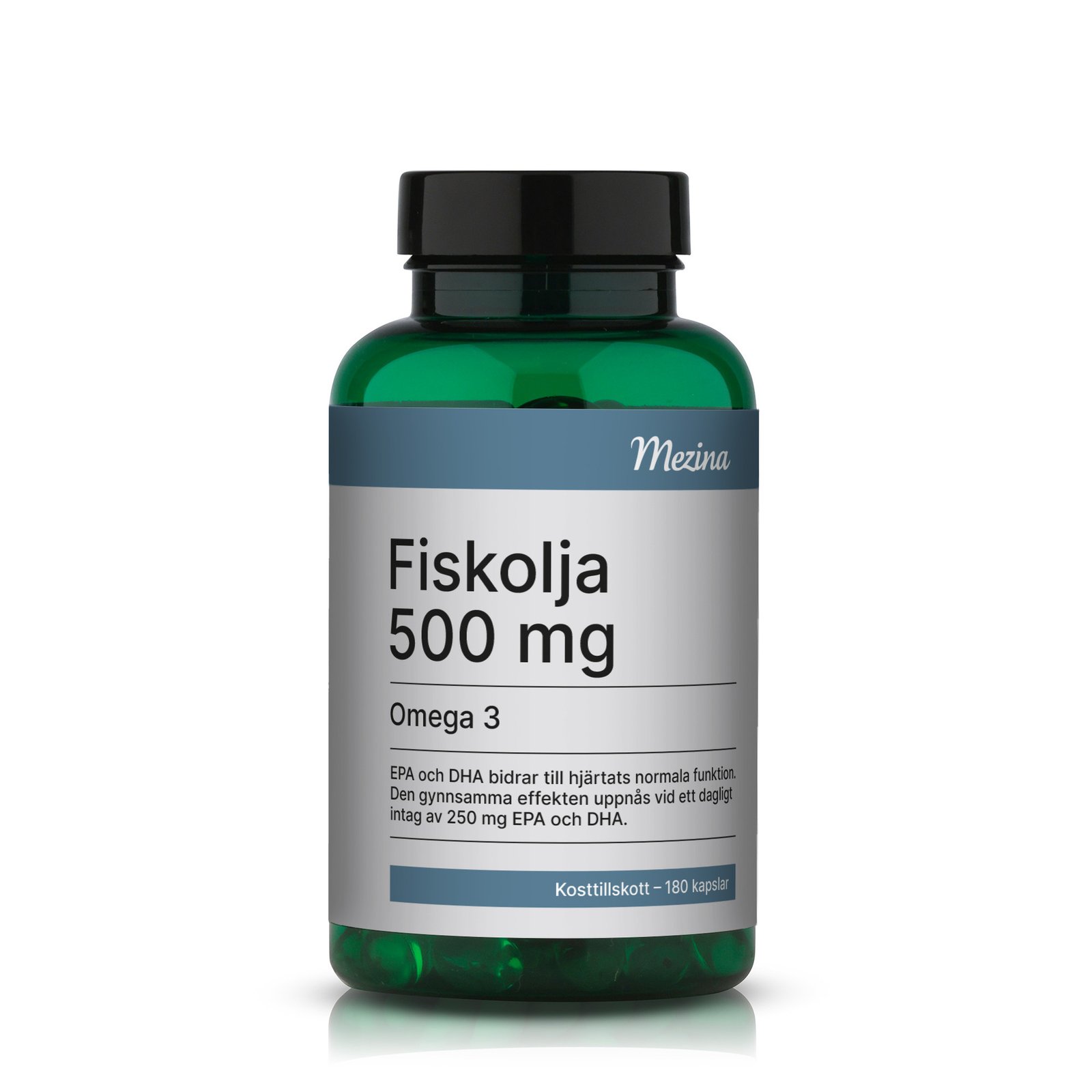 Mezina Fiskolja omega 3 500 mg