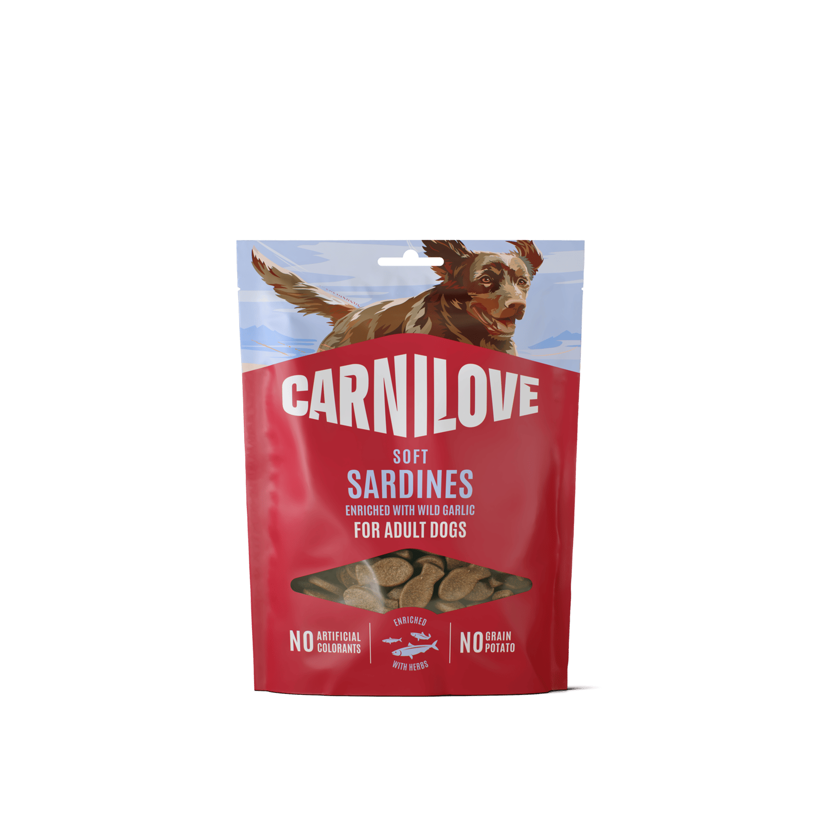 Carnilove Dog Soft snack Sardines enriched with Wild garlic 200 g