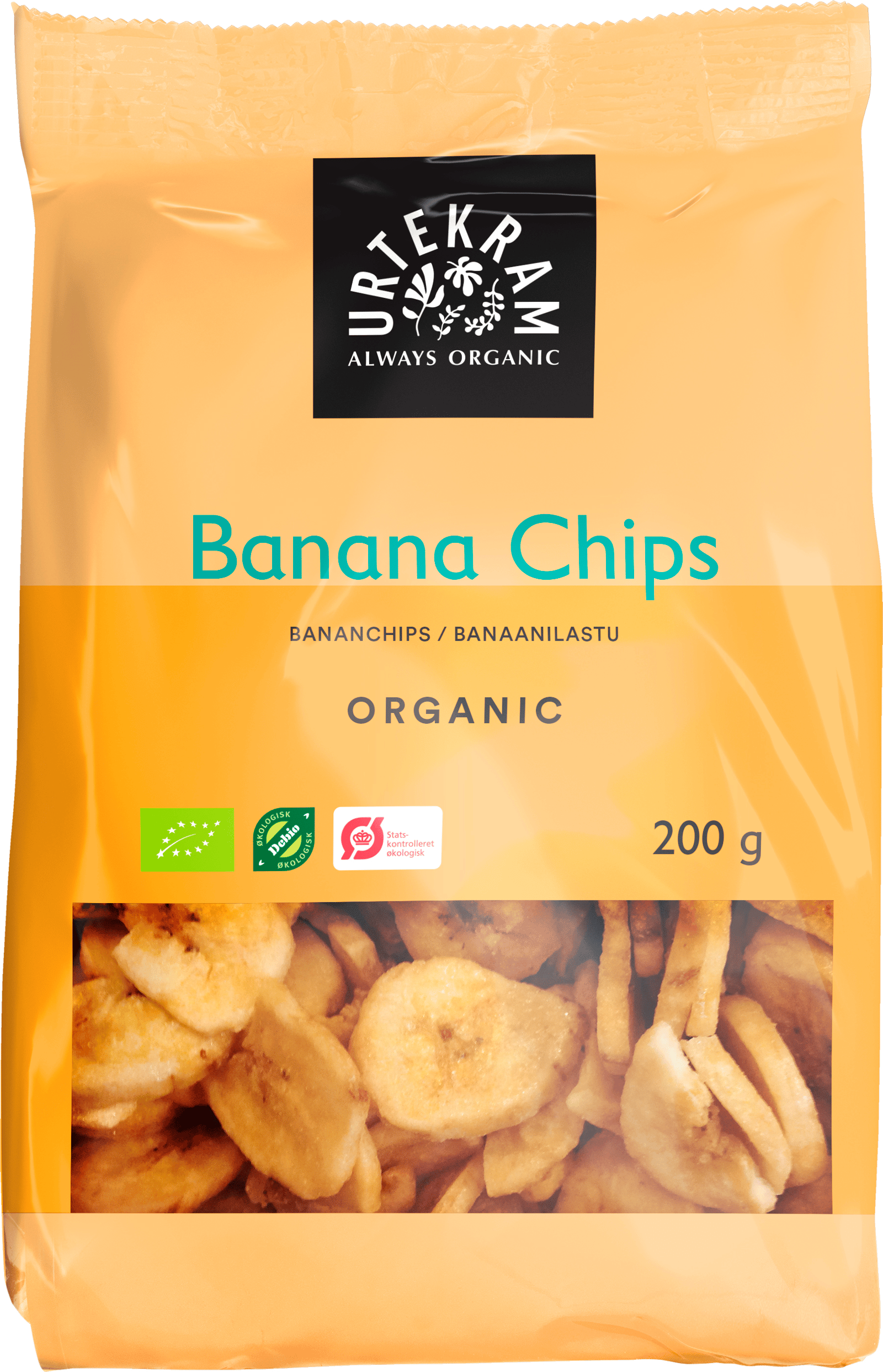 Urtekram Food Bananchips EKO 200 g