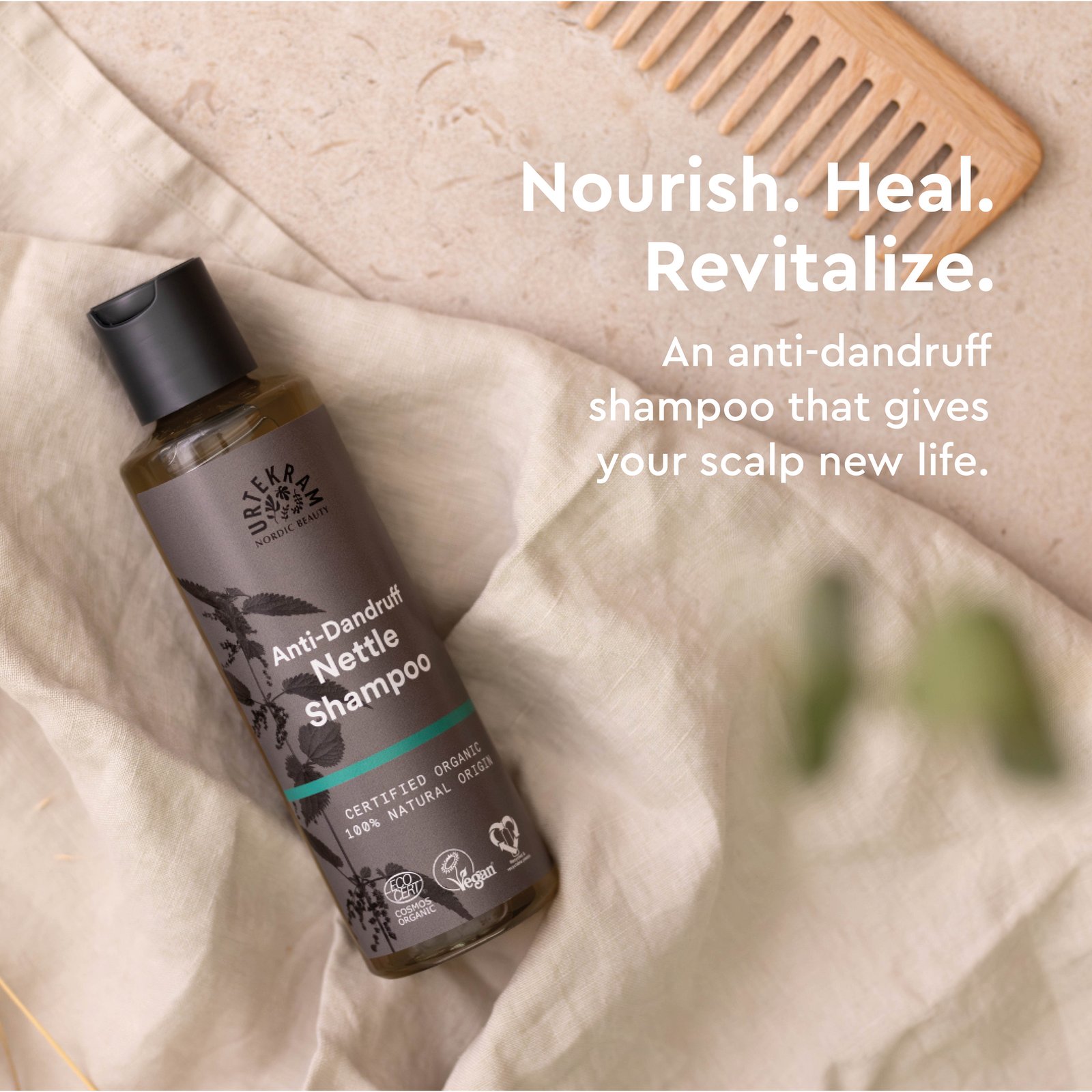 Urtekram Beauty Nettle Shampoo dandruff Organic 250 ml
