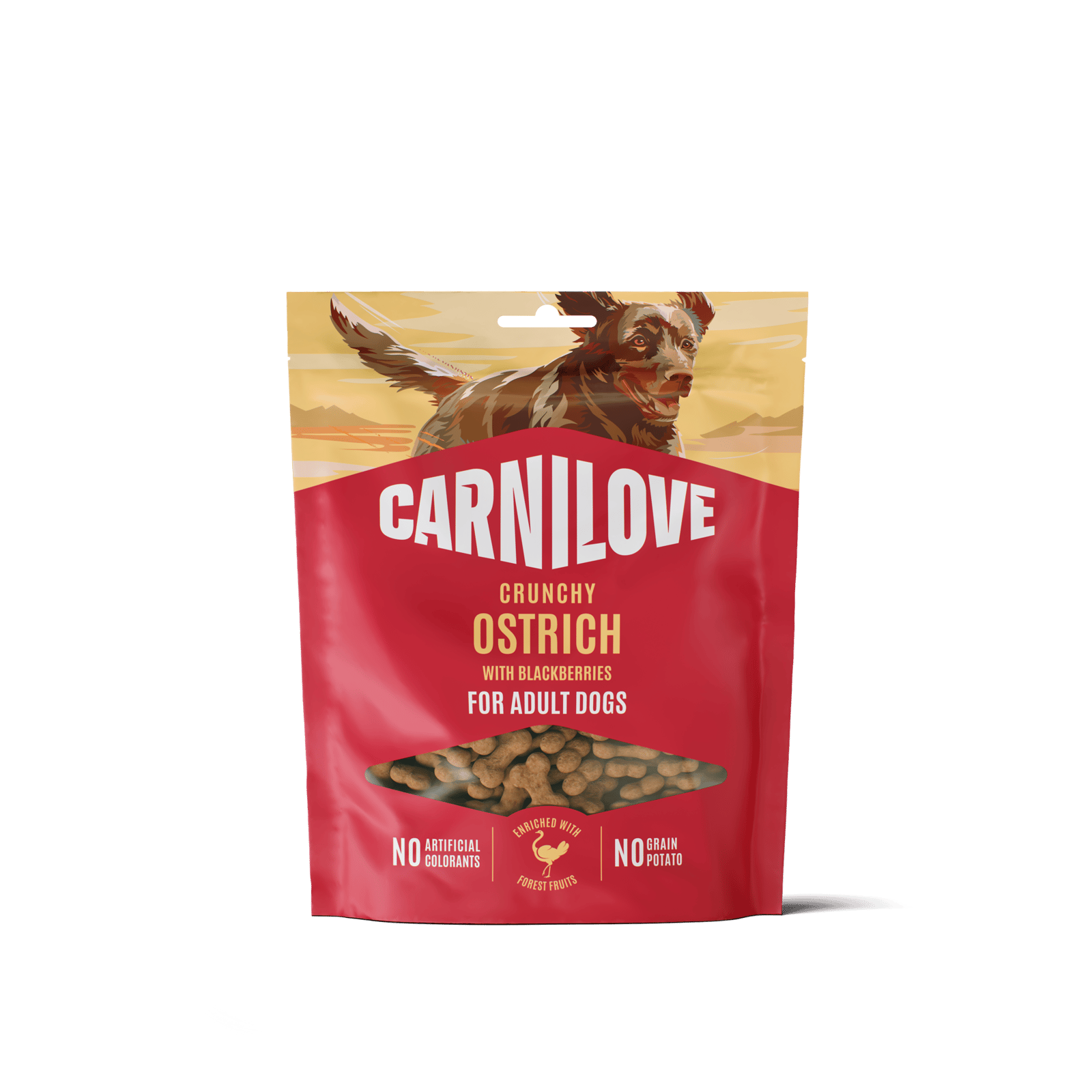 Carnilove Dog Crunchy Snack Ostrich with Blackberries 200 g