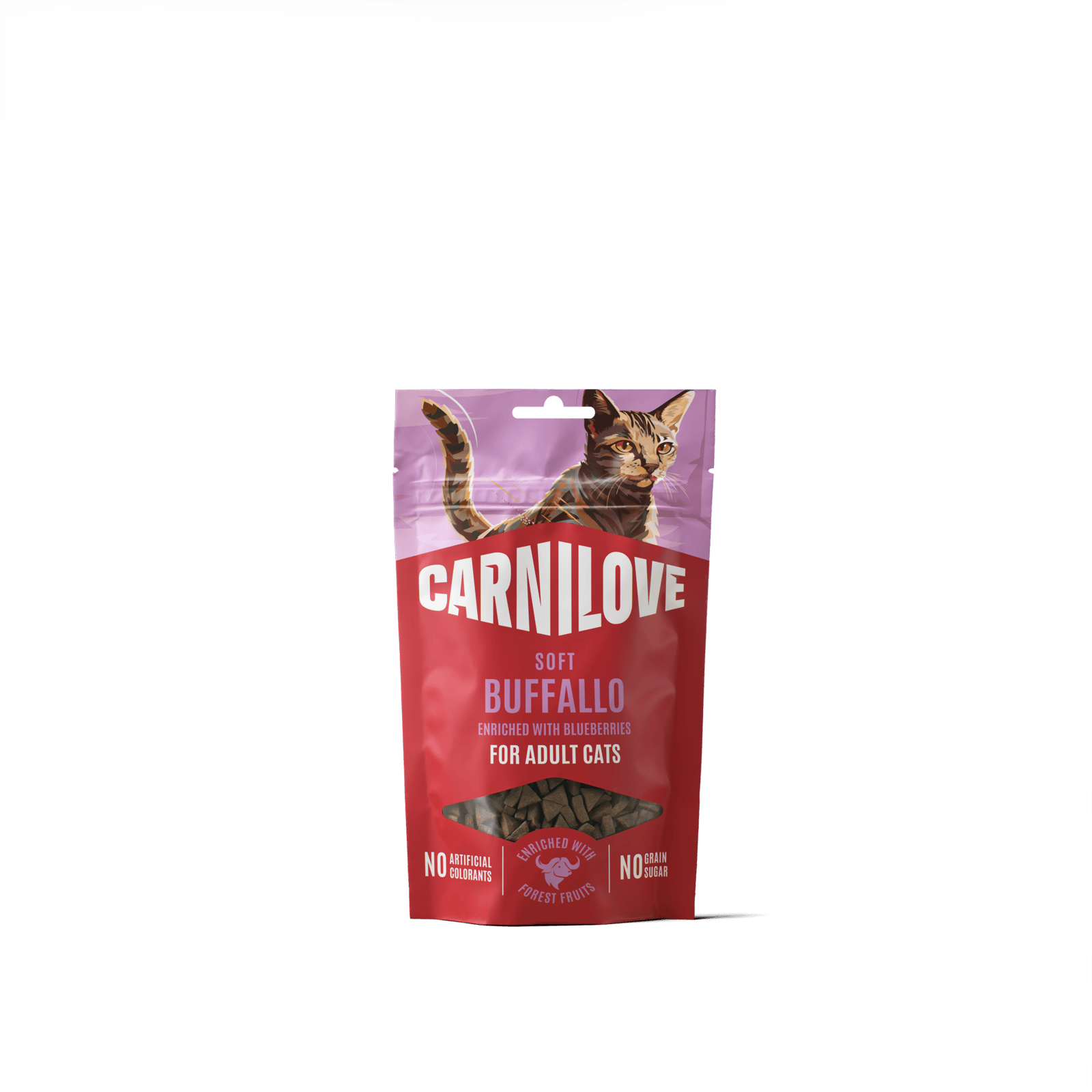 Carnilove Cat Soft Snack Buffallo enriched with Blueberries 50 g
