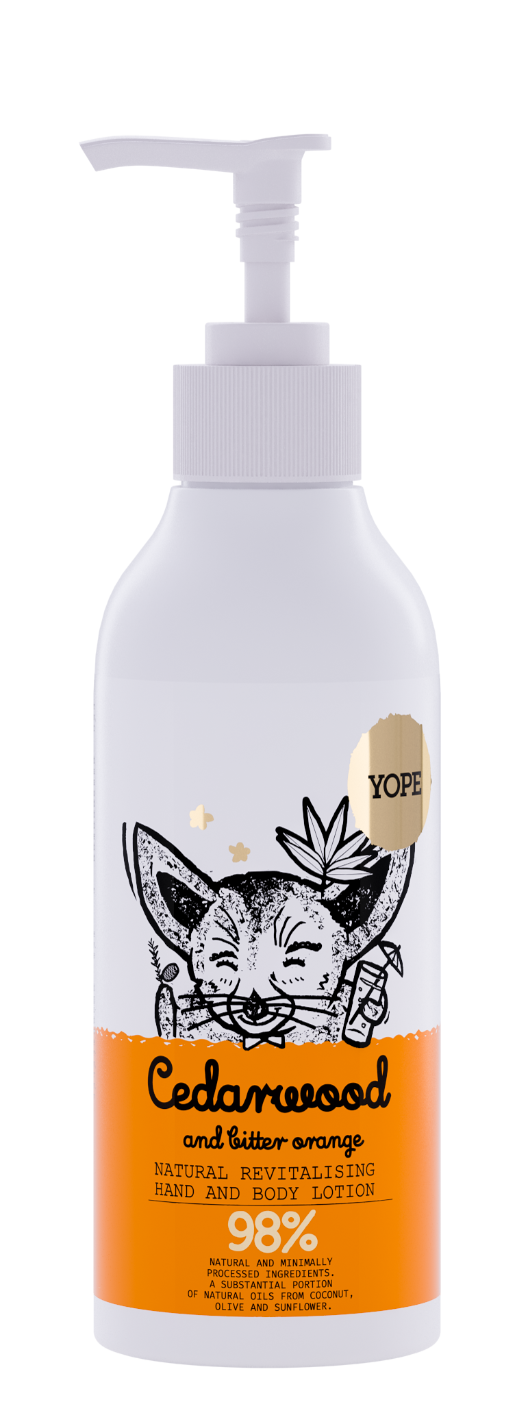 YOPE Hand & Body Lotion Cedarwood & Bitter Orange 300 ml