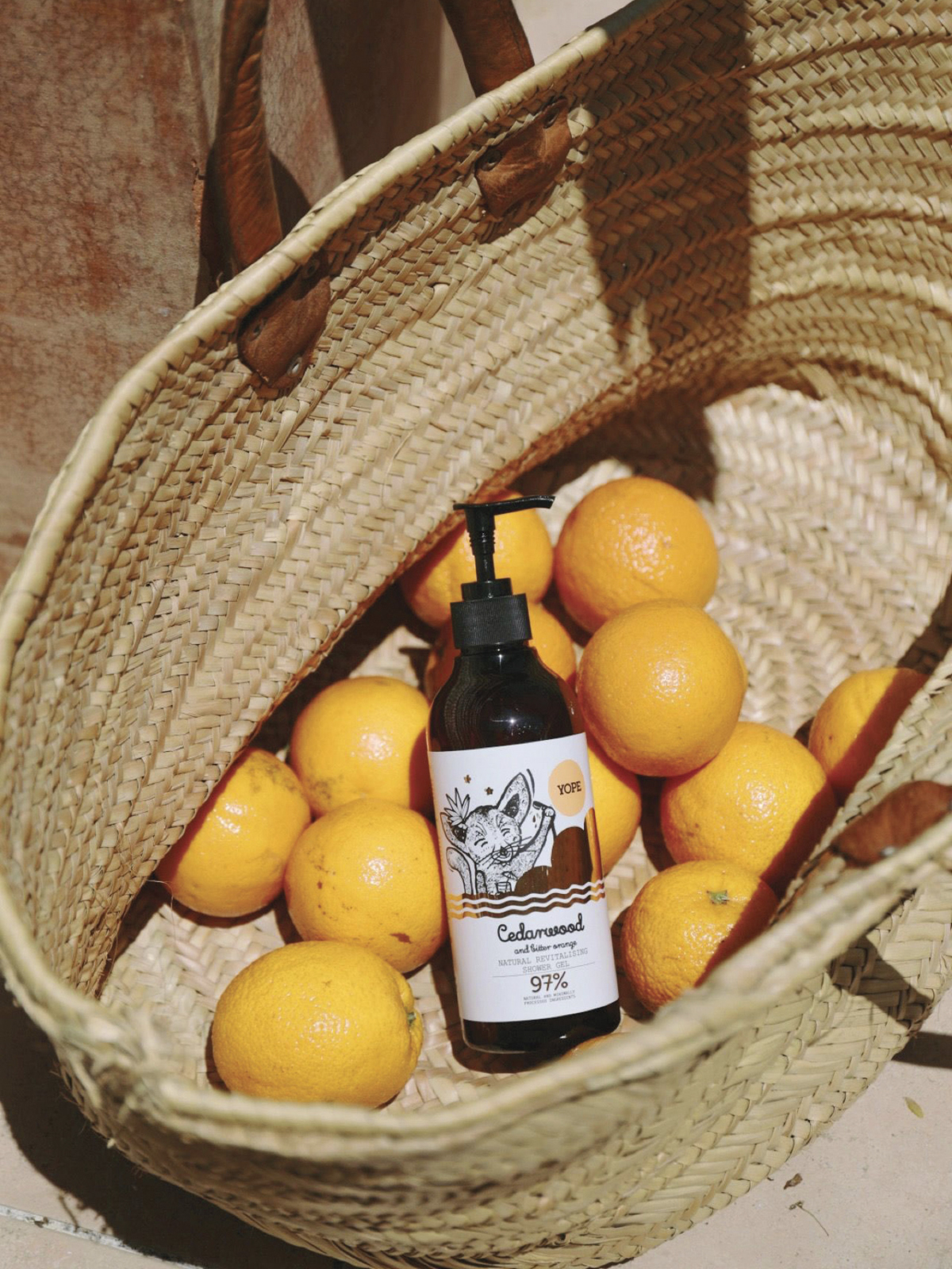 YOPE Shower Gel Cedarwood & Bitter Orange 400 ml