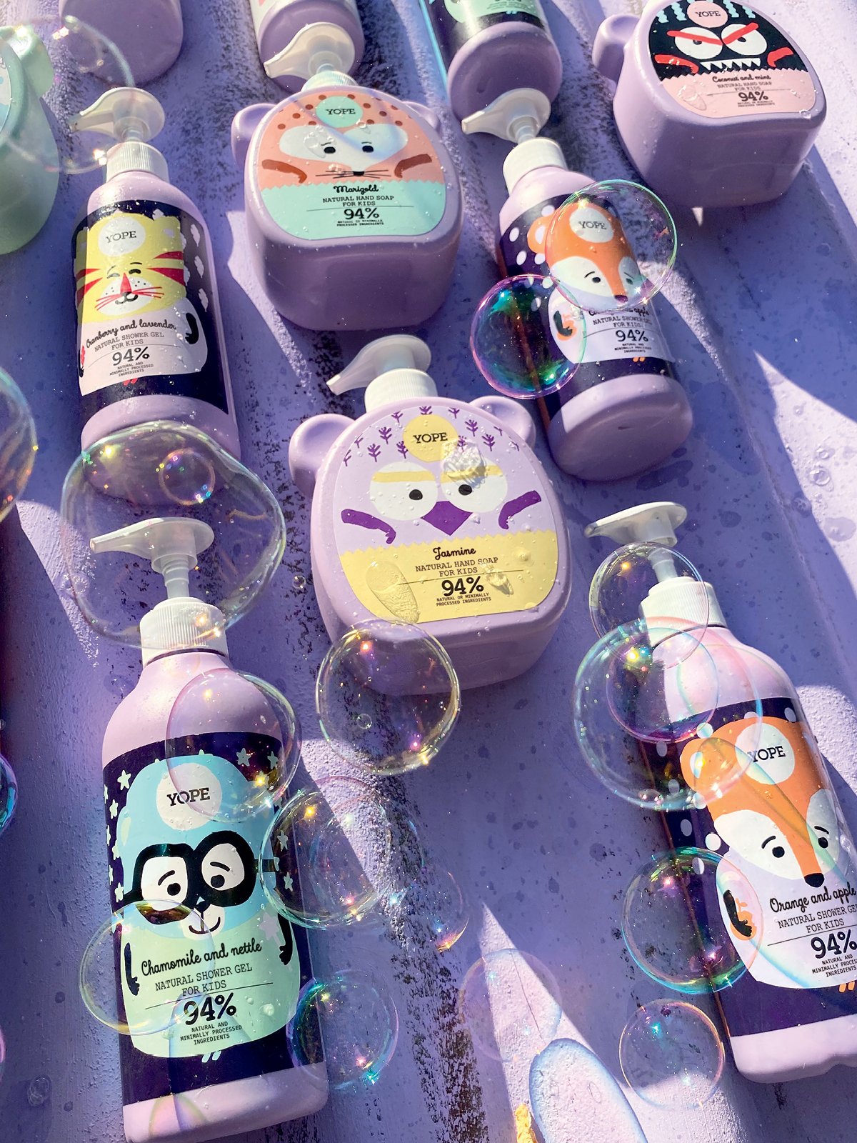 YOPE Shower Gel Kids Cranberry & Lavender 400 ml