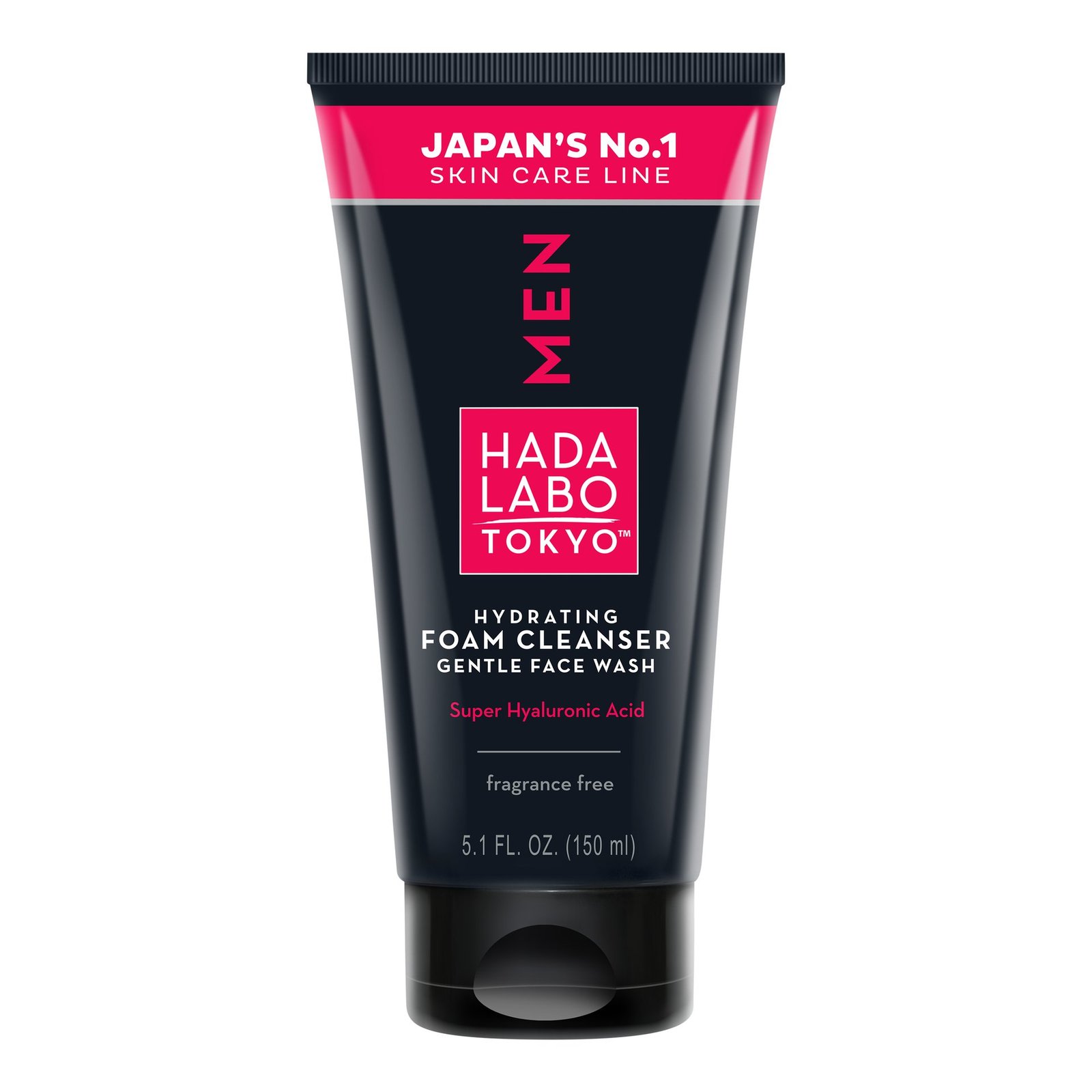 HADA LABO TOKYO MEN Hydrating Foam Cleanser Gentle Face Wash 150 ml
