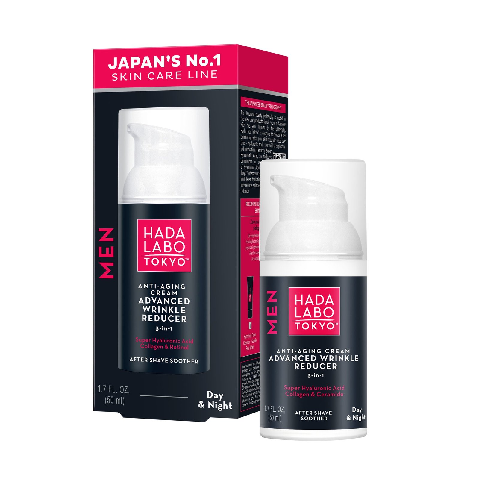 HADA LABO TOKYO MEN Anti-Aging Cream Advanced Wrinkle Reducer 50 ml
