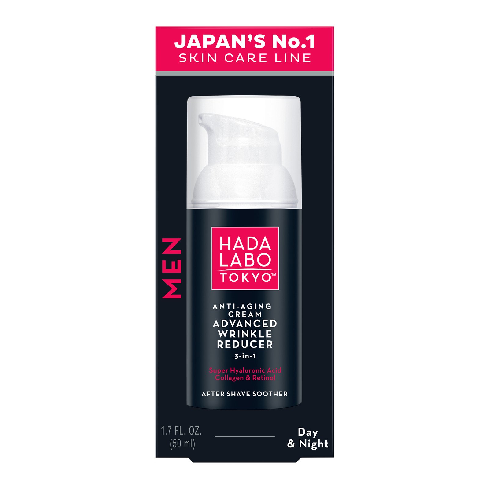 HADA LABO TOKYO MEN Anti-Aging Cream Advanced Wrinkle Reducer 50 ml