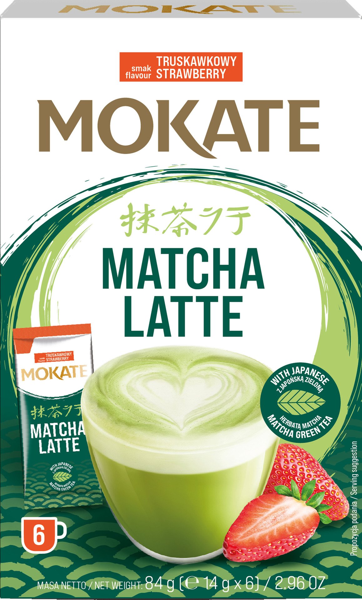 Mokate Matcha Jordgubb 6 st