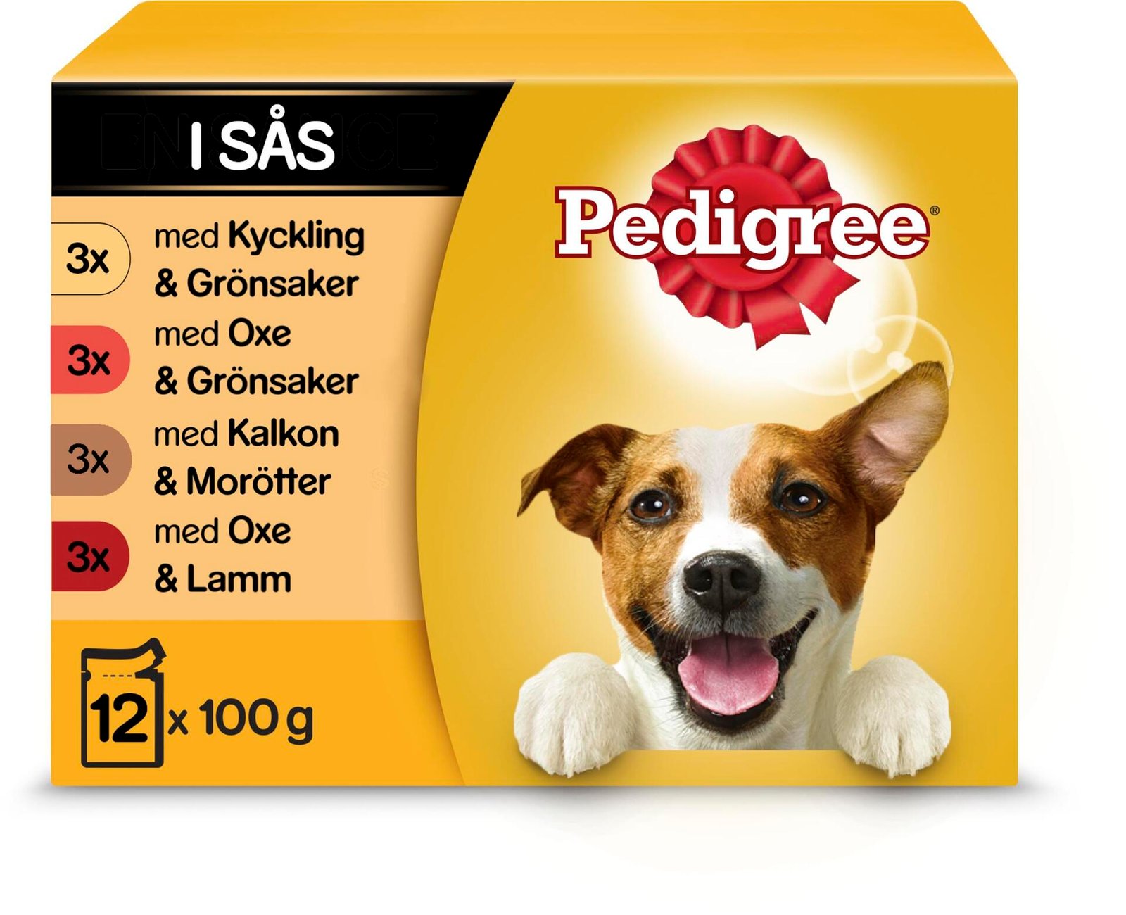 Pedigree Adult Hundmat i Sås 12 st