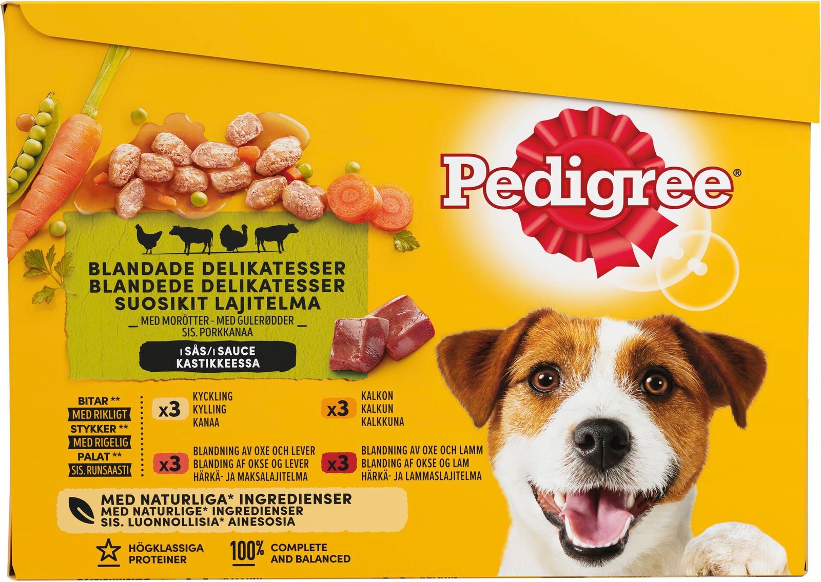 Pedigree Adult Hundmat i Sås 12 st