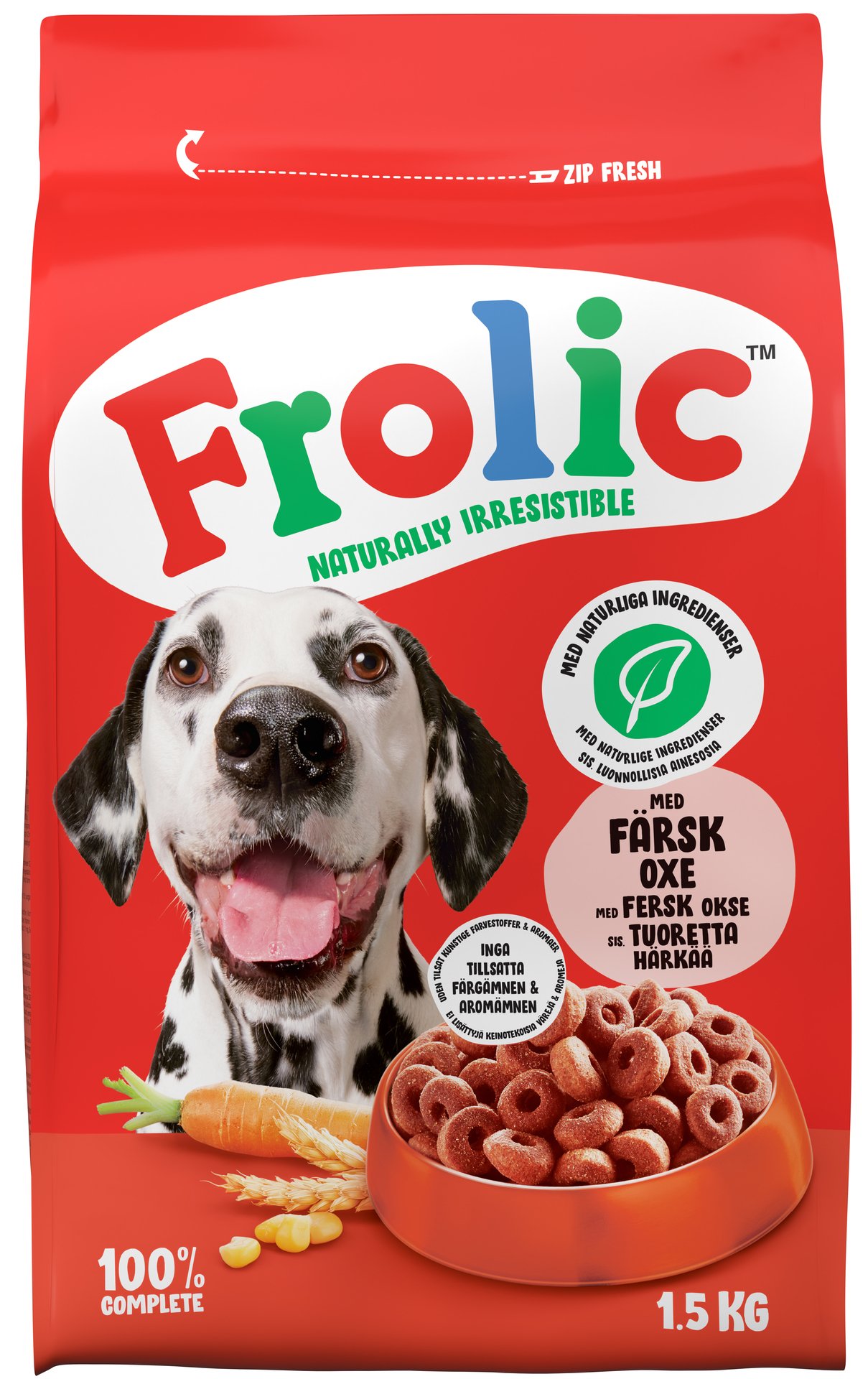 Frolic Hundfoder Oxe 1,5 kg