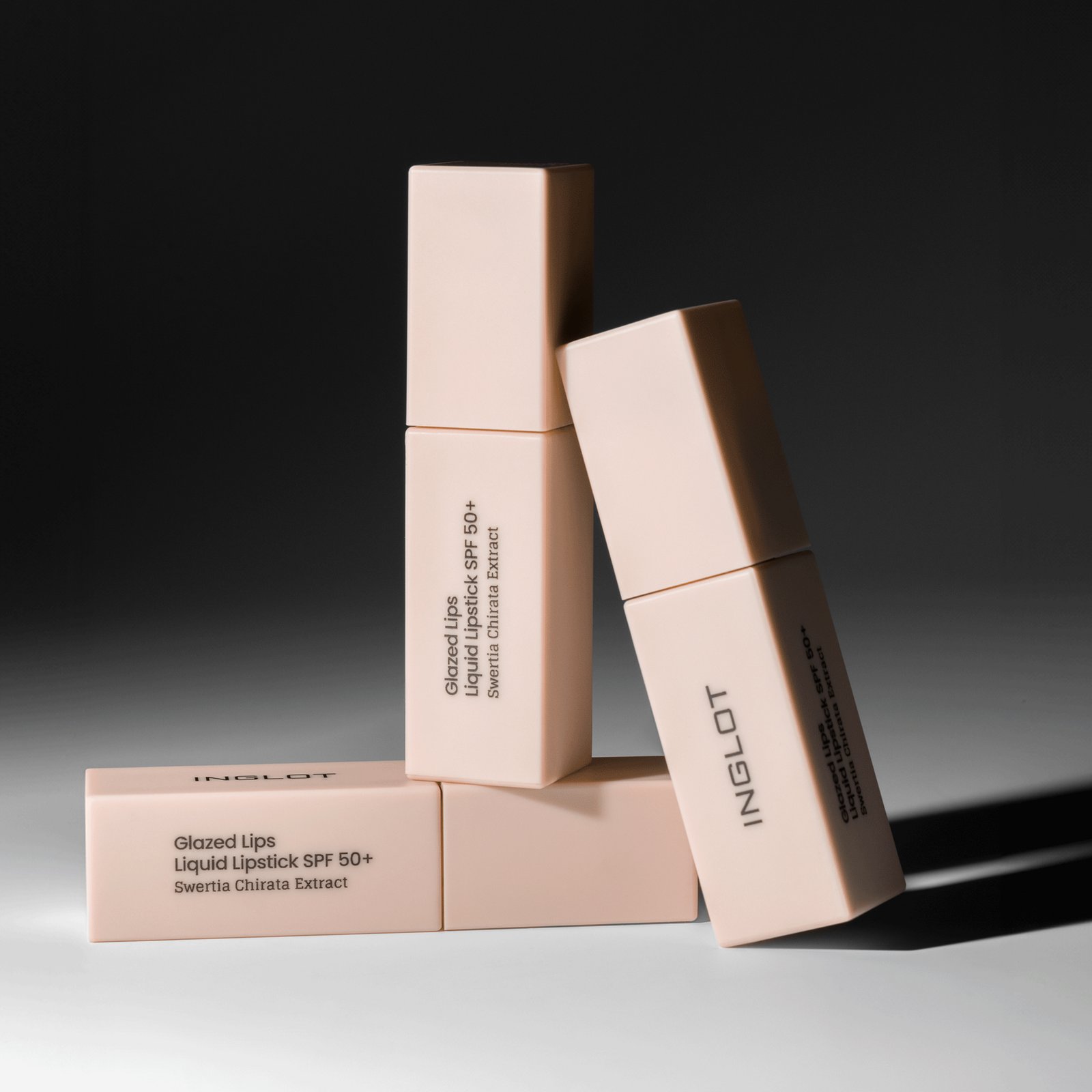 INGLOT Glazed Lips Liquid Lipstick SPF 50+ Pink Meringue 91