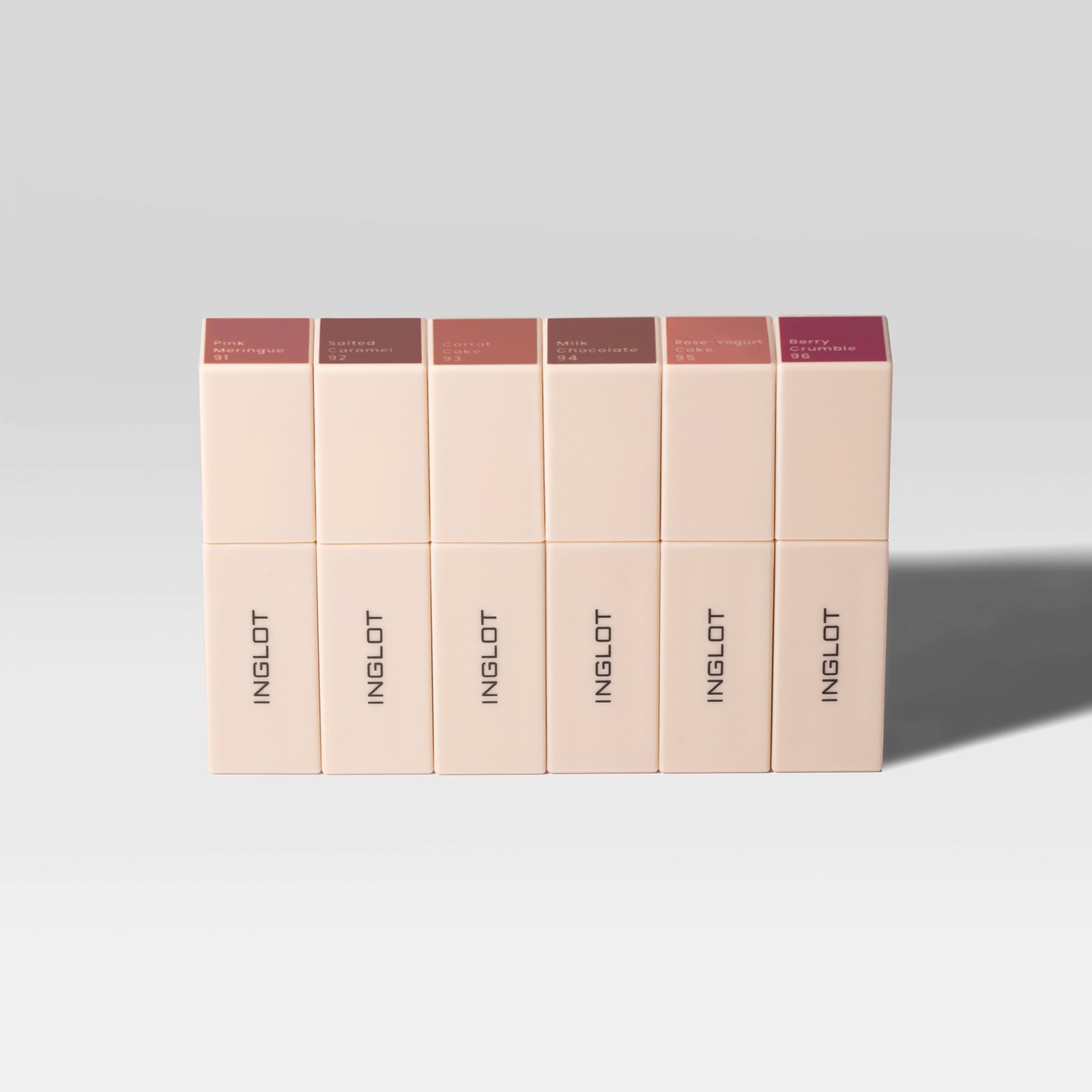 INGLOT Glazed Lips Liquid Lipstick SPF 50+ Berry Crumble 96