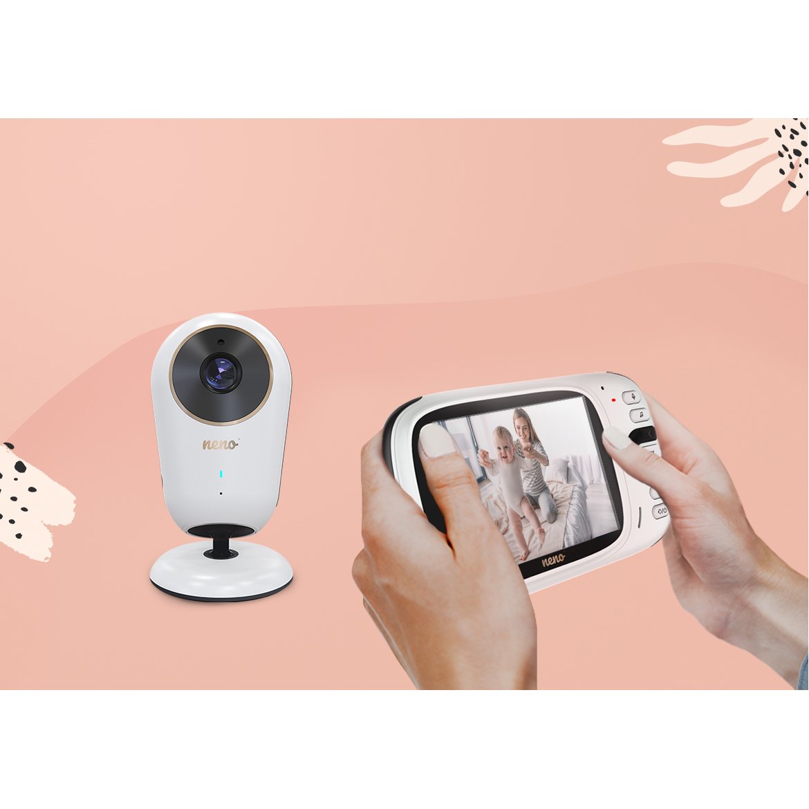 NENO Baby Monitor Video Vera 3,2-Inch