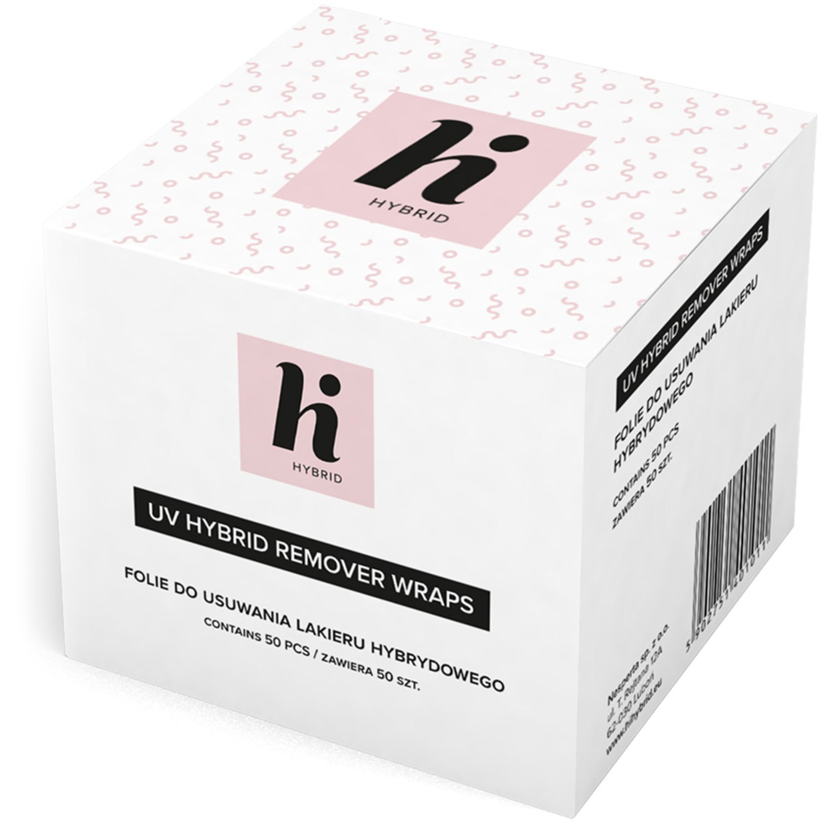 hi hybrid UV Gel Polish Remover Wraps 50 st