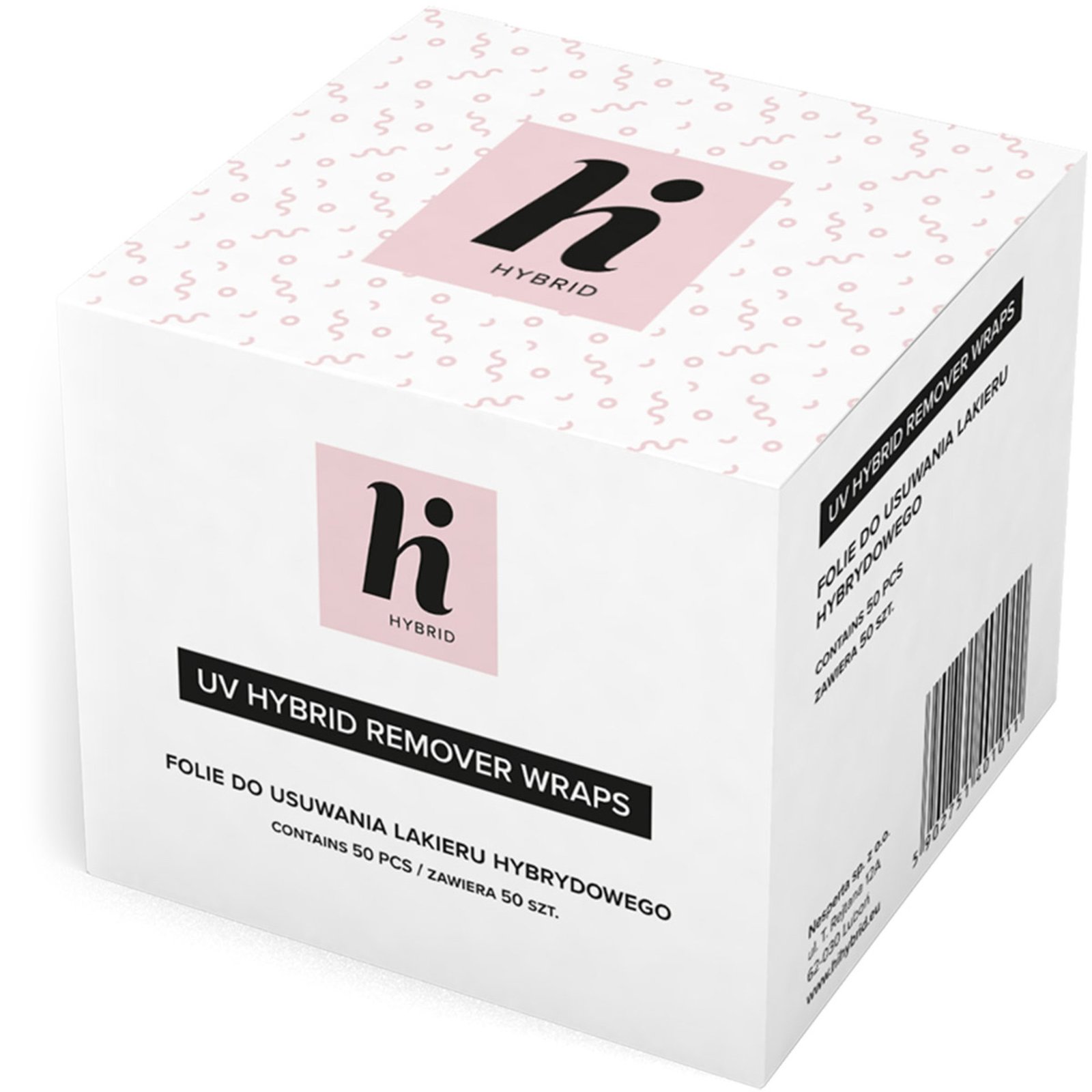 hi hybrid UV Gel Polish Remover Wraps 50 st