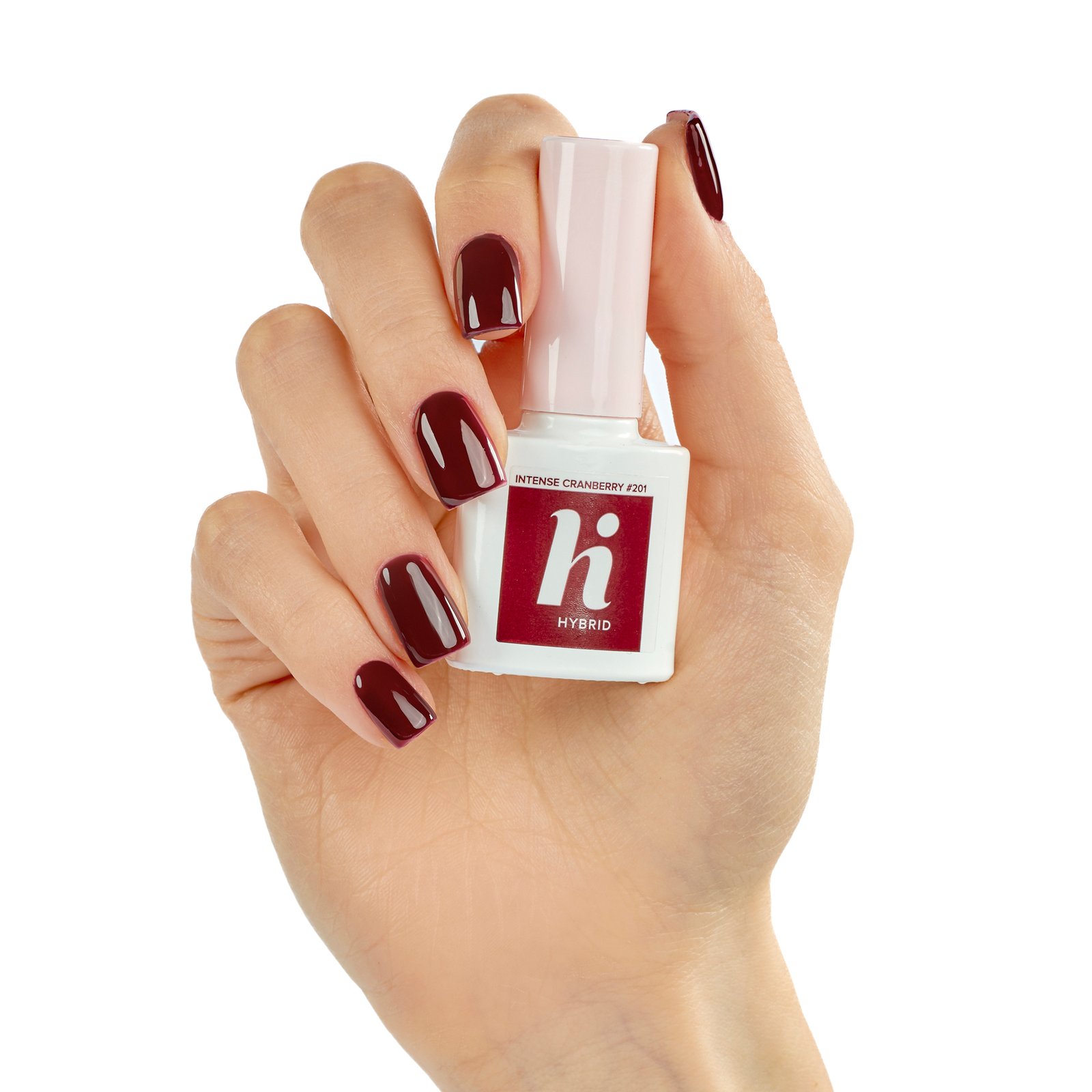 hi hybrid #201 UV Gel Polish Intense Cranberry 5 ml