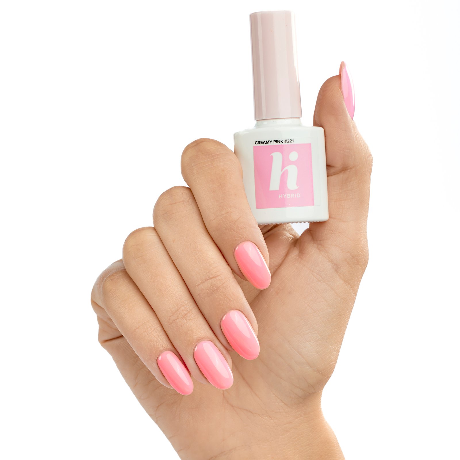 hi hybrid #221 UV Gel Polish Creamy Pink 5 ml