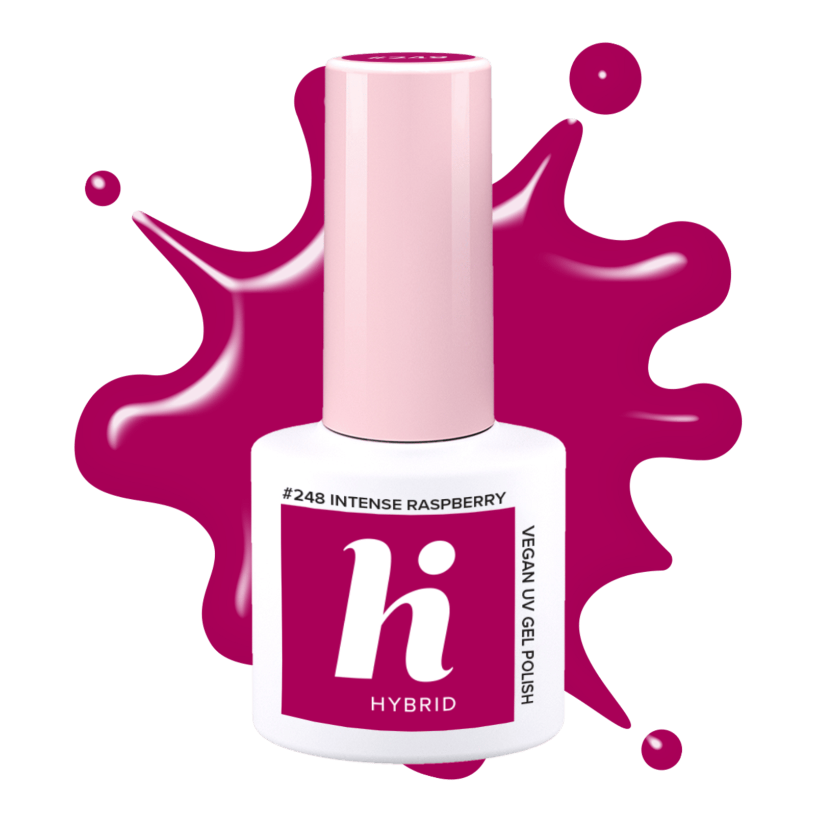 hi hybrid #248 UV Gel Polish Intense Raspberry 5 ml