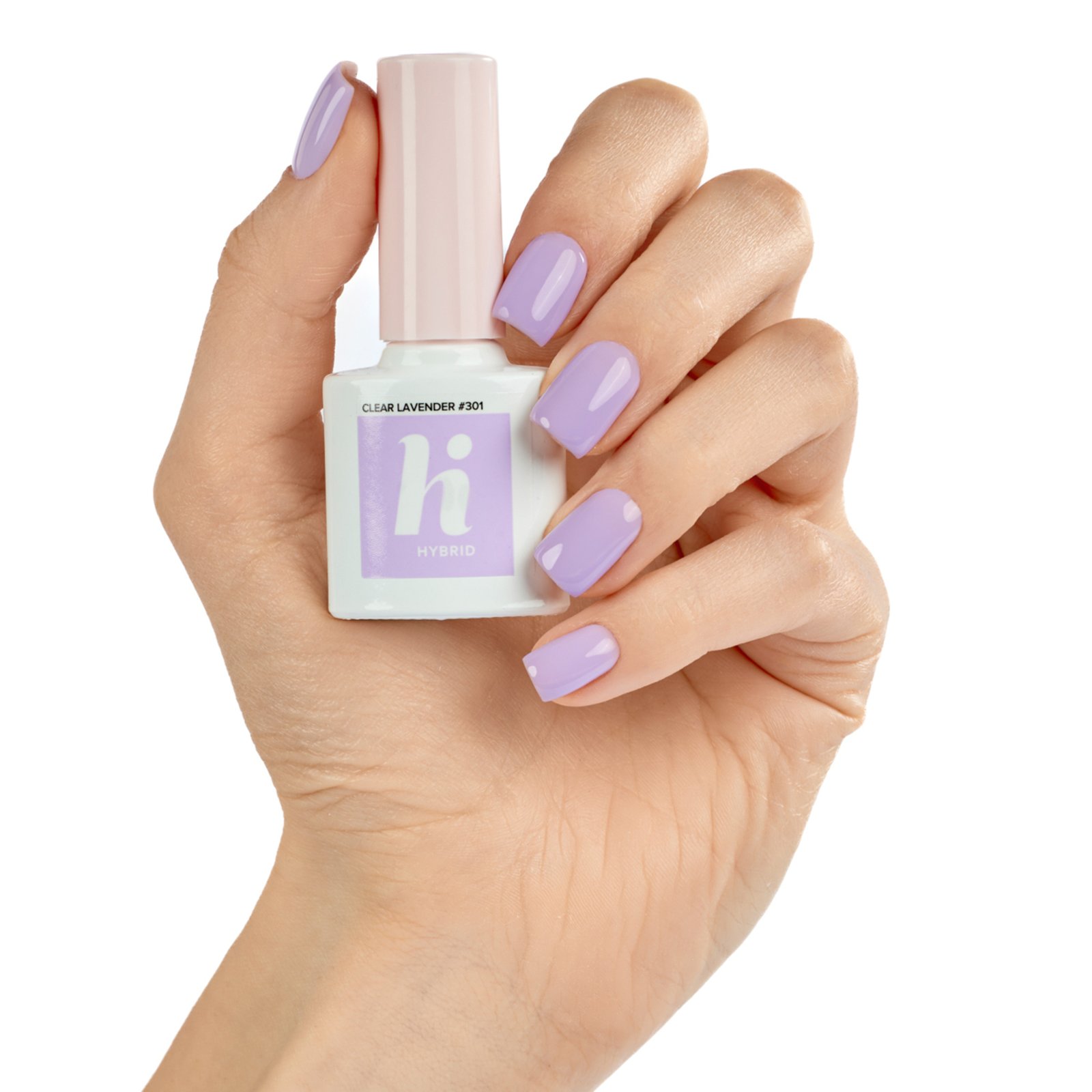 hi hybrid #301 UV Gel Polish Clear Lavender 5 ml