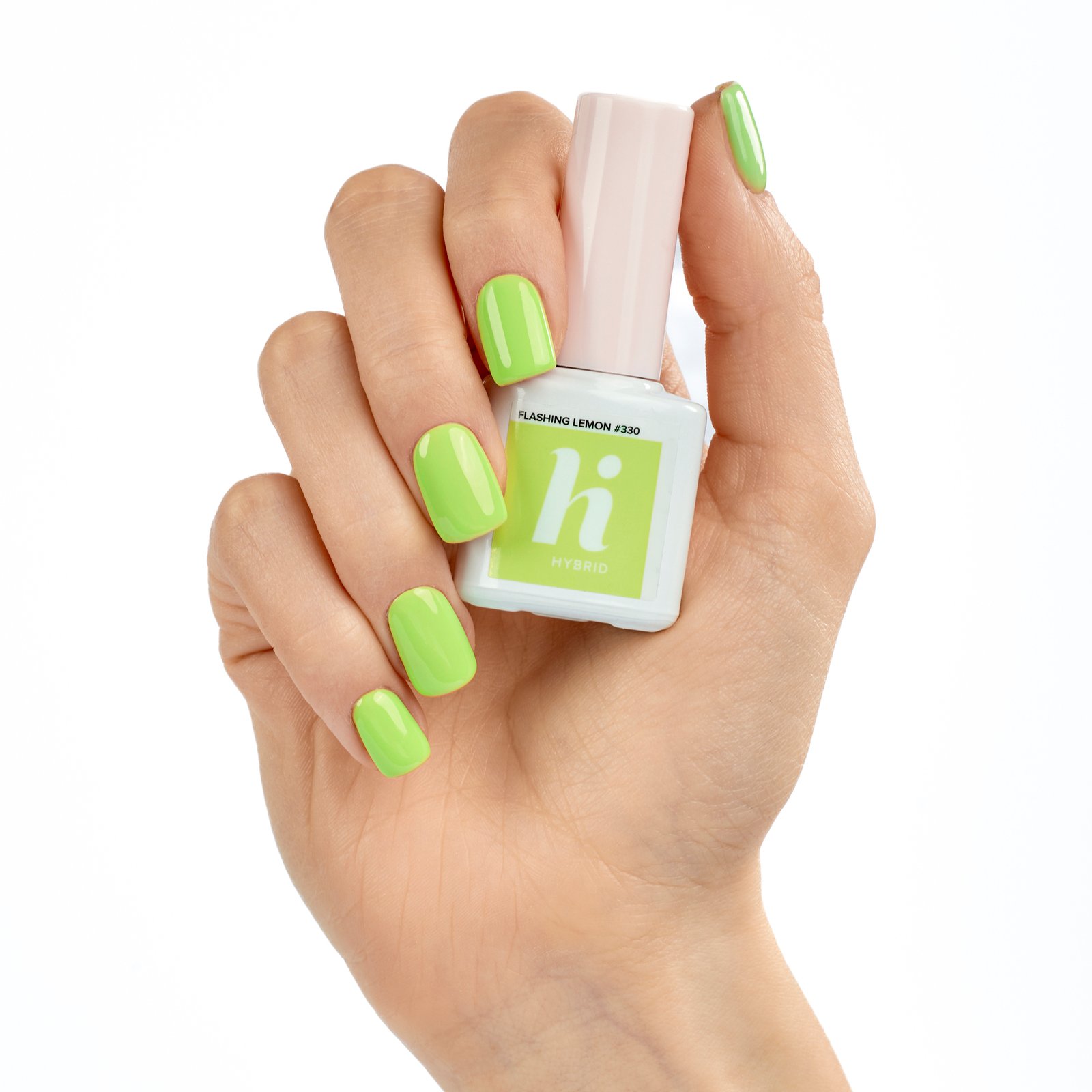 hi hybrid #330 UV Gel Polish Flashing Lemon 5 ml
