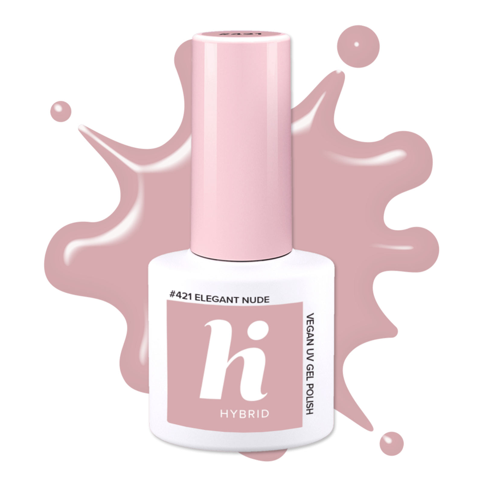 hi hybrid #421 UV Gel Polish Elegant Nude 5 ml