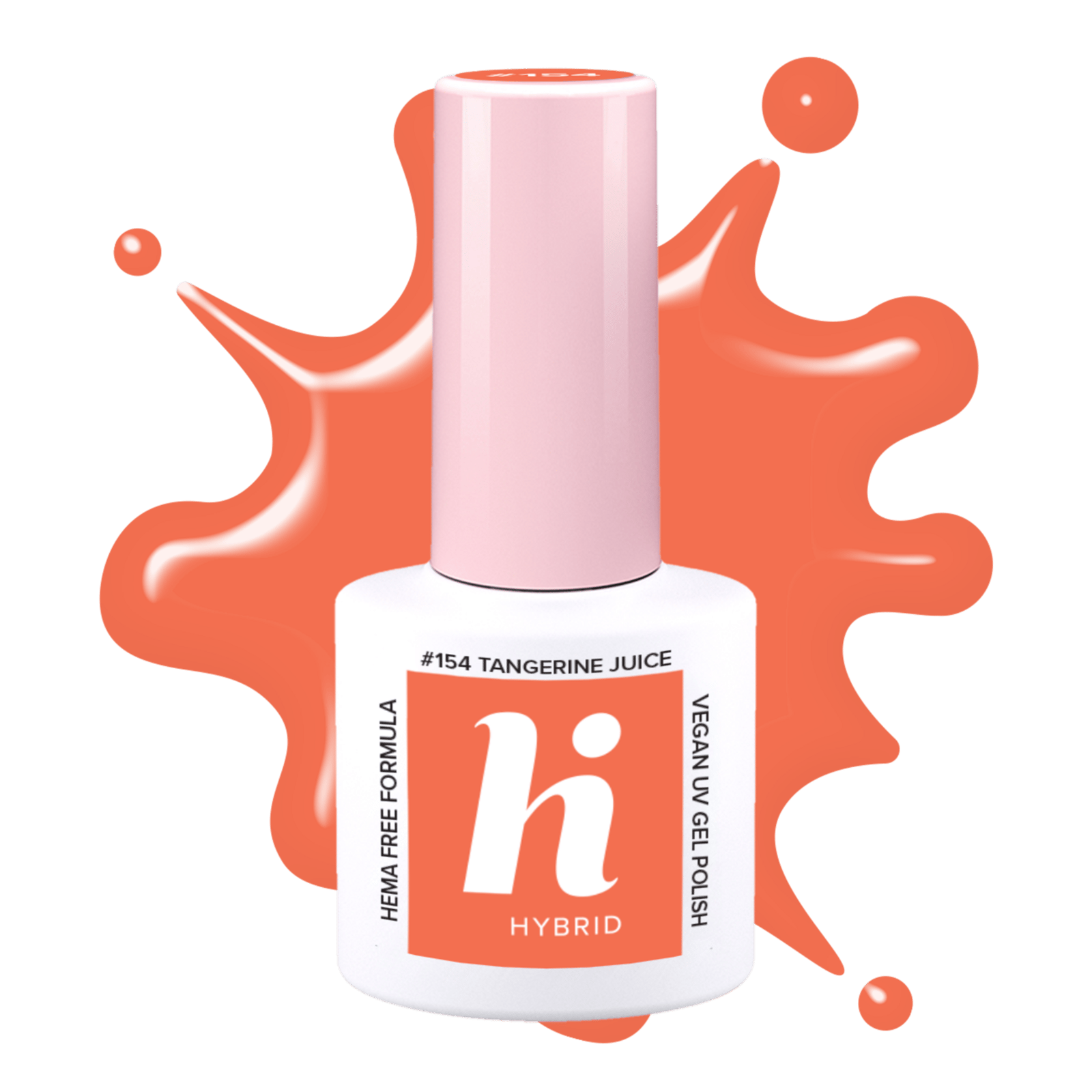 hi hybrid #154 Date UV Gel Polish Tangarine Juice 5 ml