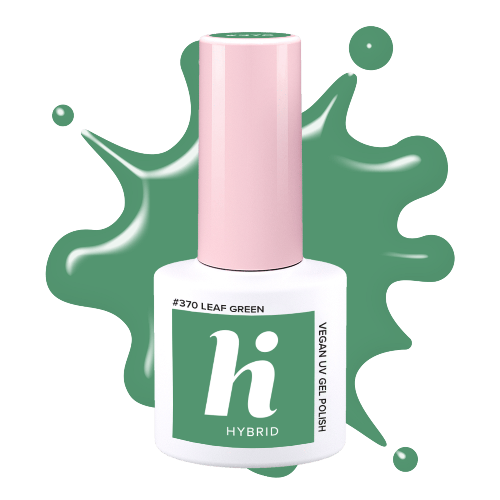 hi hybrid #370 UV Gel Polish Leaf Green 5 ml