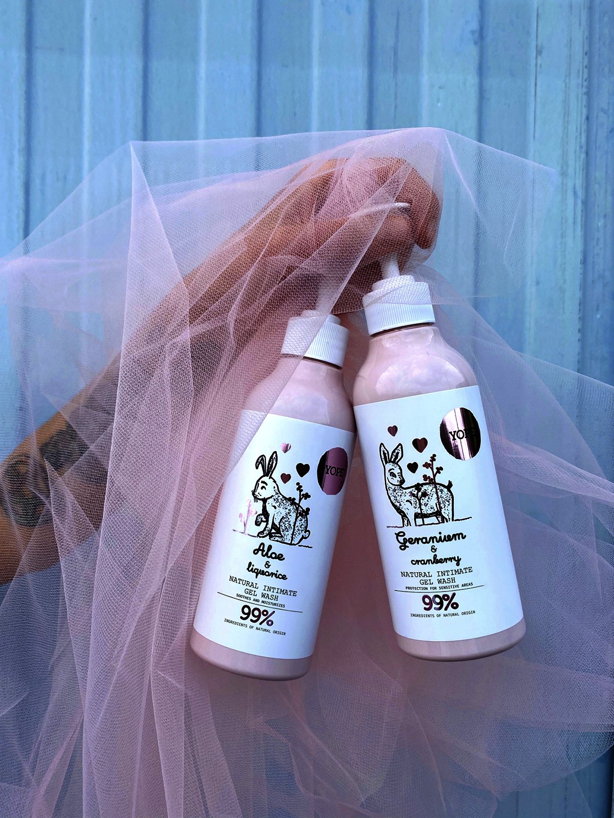 YOPE Natural Intimate Wash Geranium & Cranberry 300 ml