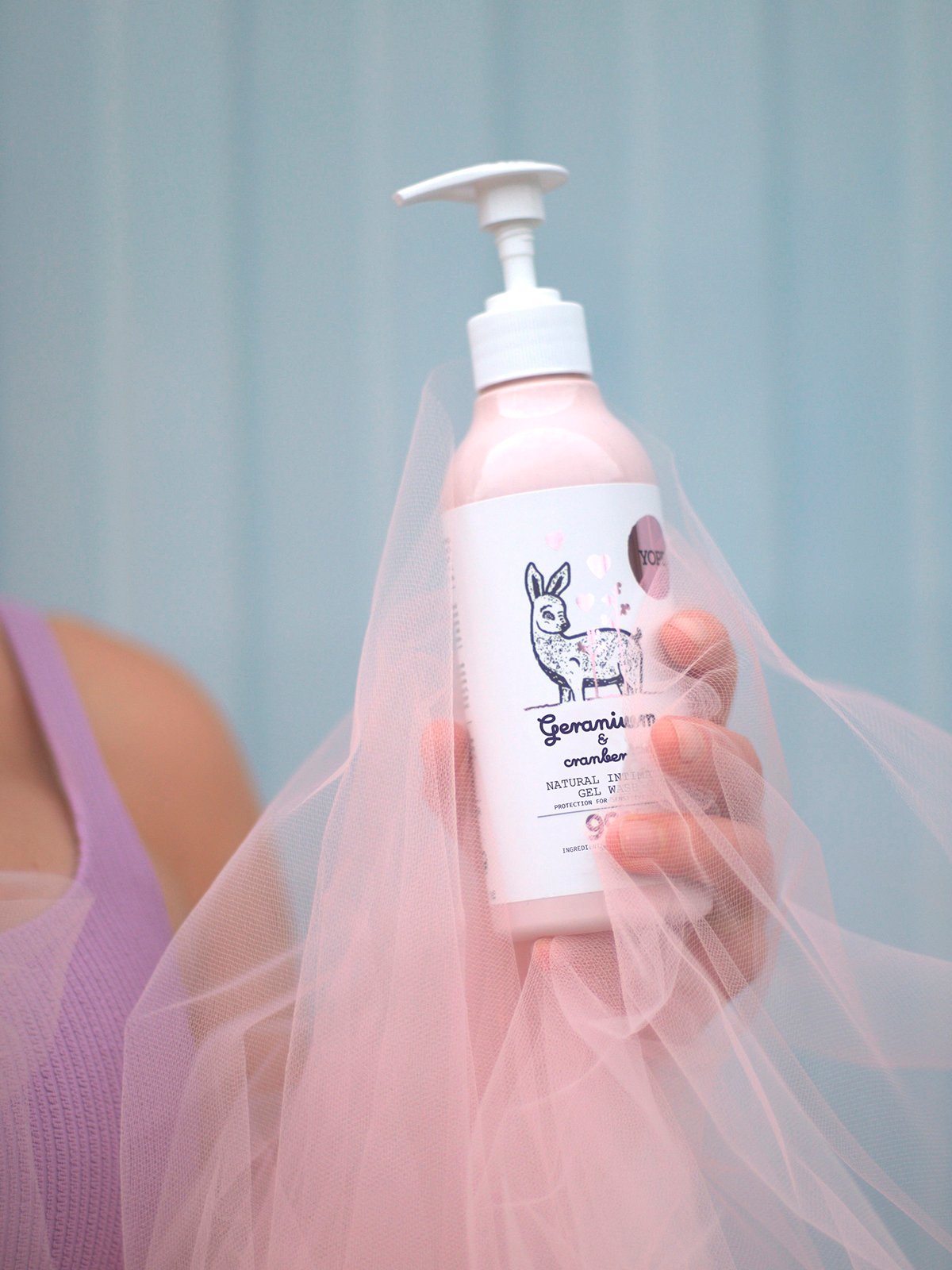 YOPE Natural Intimate Wash Geranium & Cranberry 300 ml