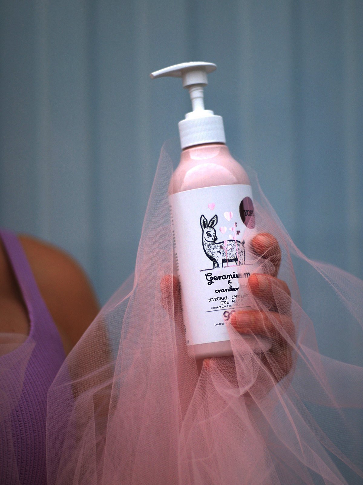 YOPE Natural Intimate Wash Geranium & Cranberry 300 ml