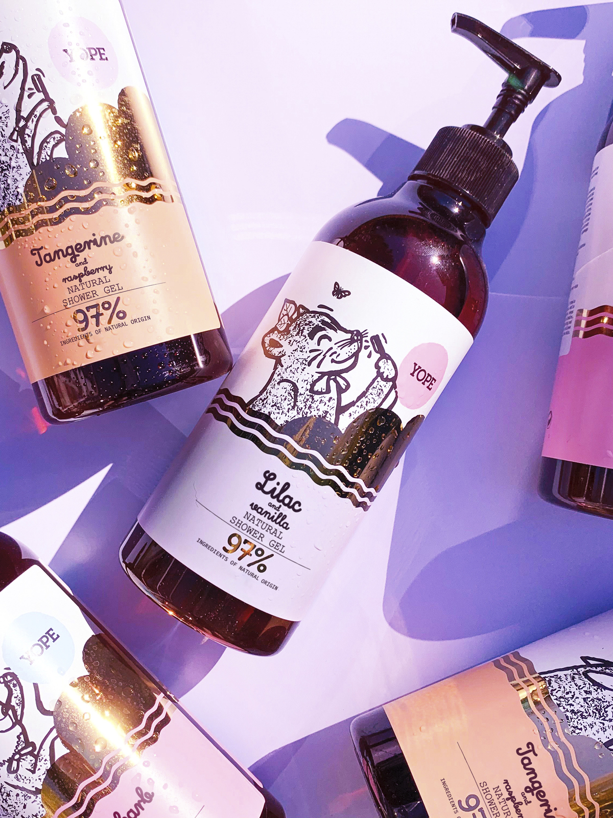 YOPE Shower Gel Lilac & Vanilla 400 ml